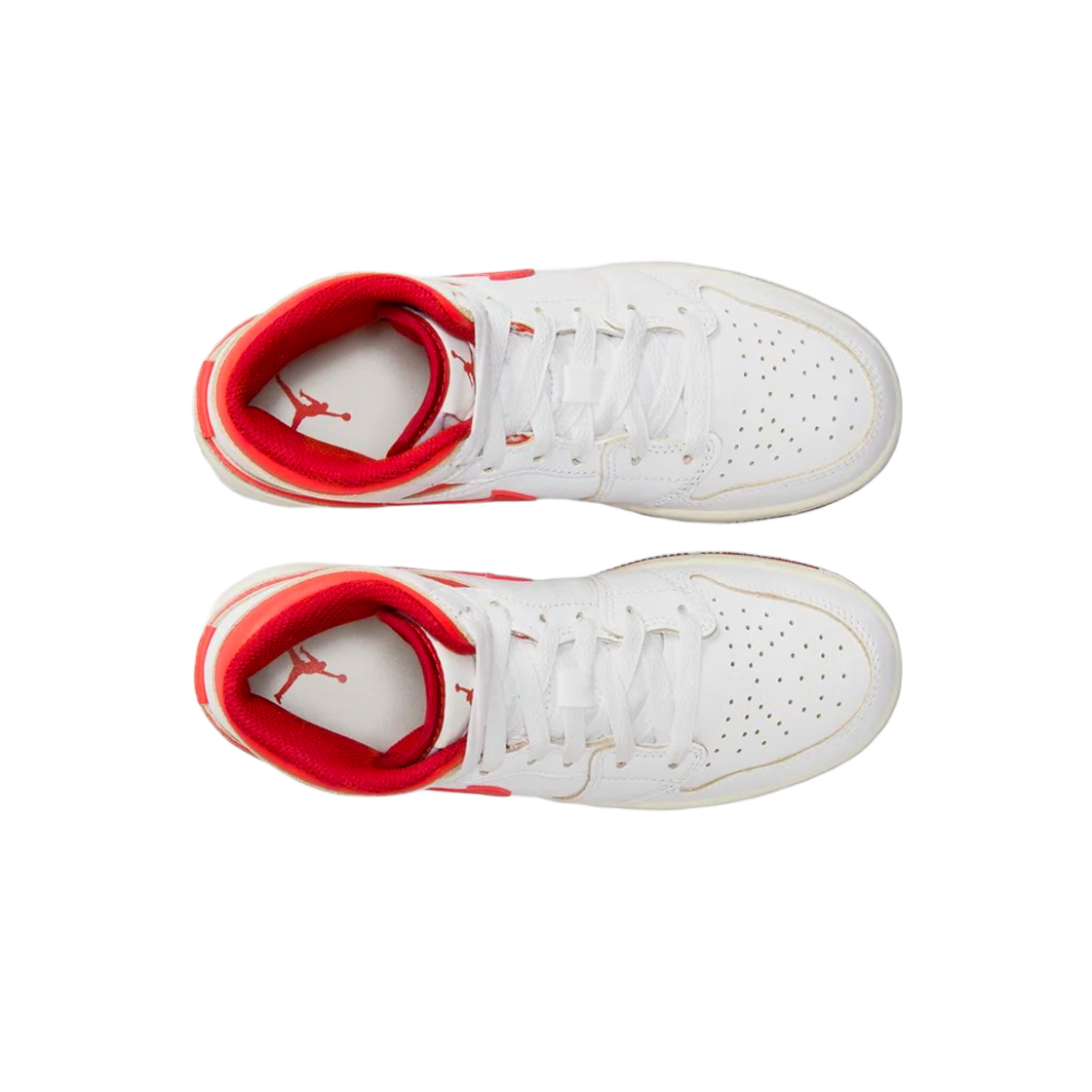 (GS) 조던 1 미드 SE 화이트 듄 레드((GS) Jordan 1 Mid SE White Dune Red) - 2