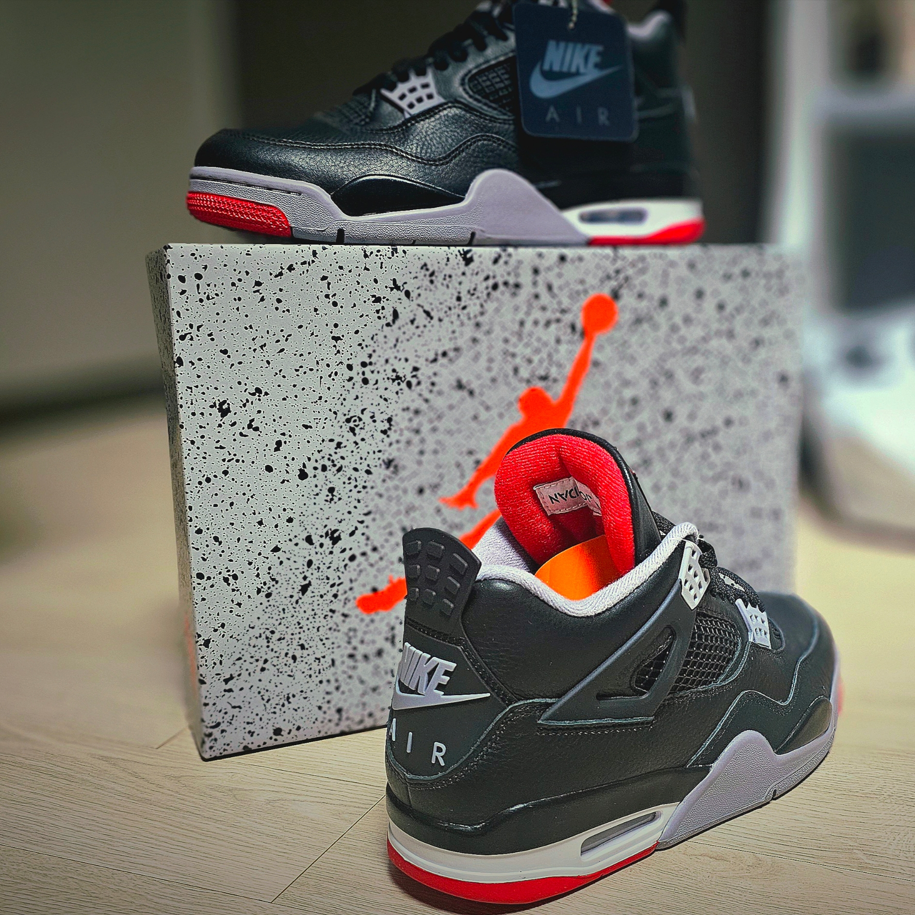 Jordan 4 Retro Bred Reimagined 착용 스타일 - 3