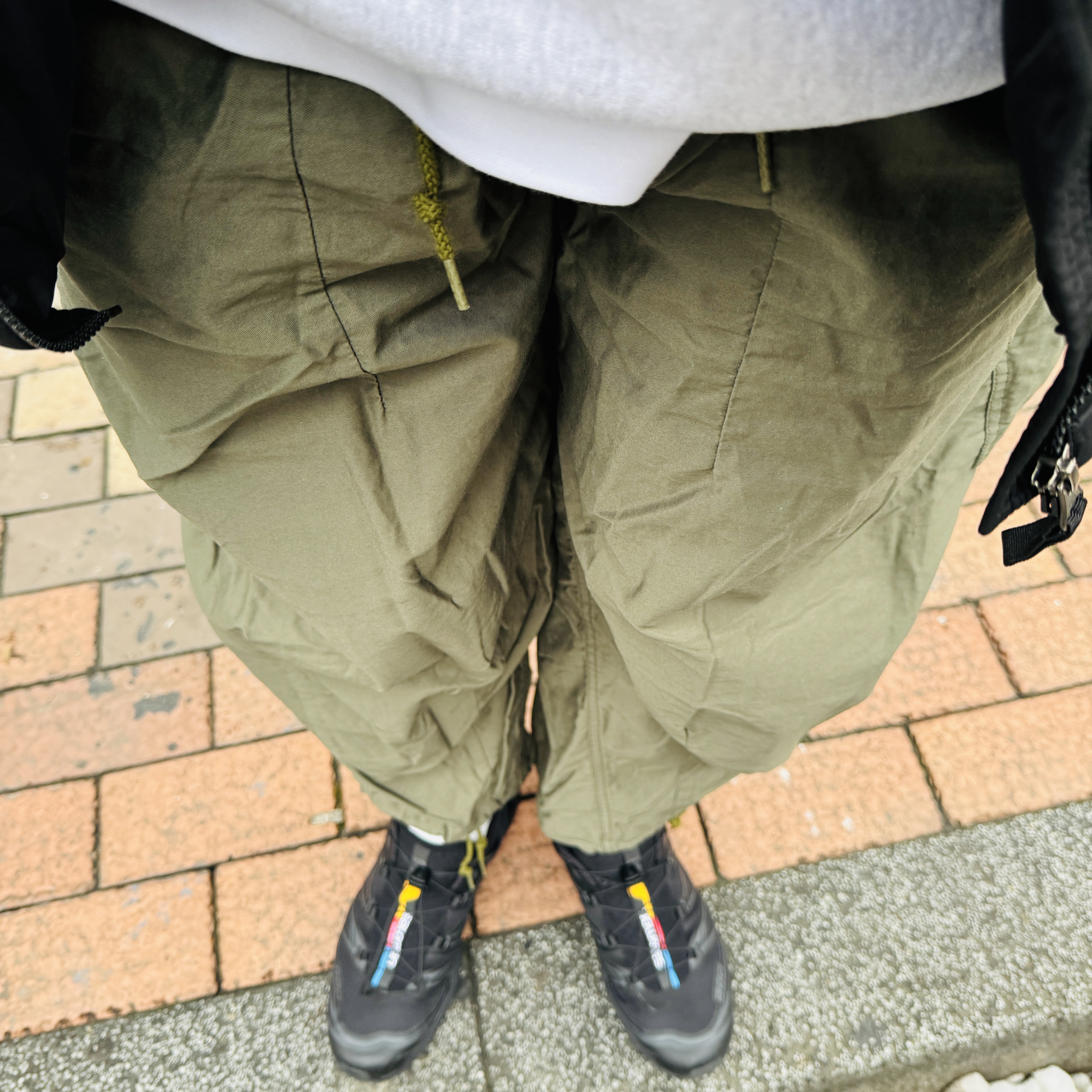 Needles H.D. BDU Pants Olive 착용 스타일