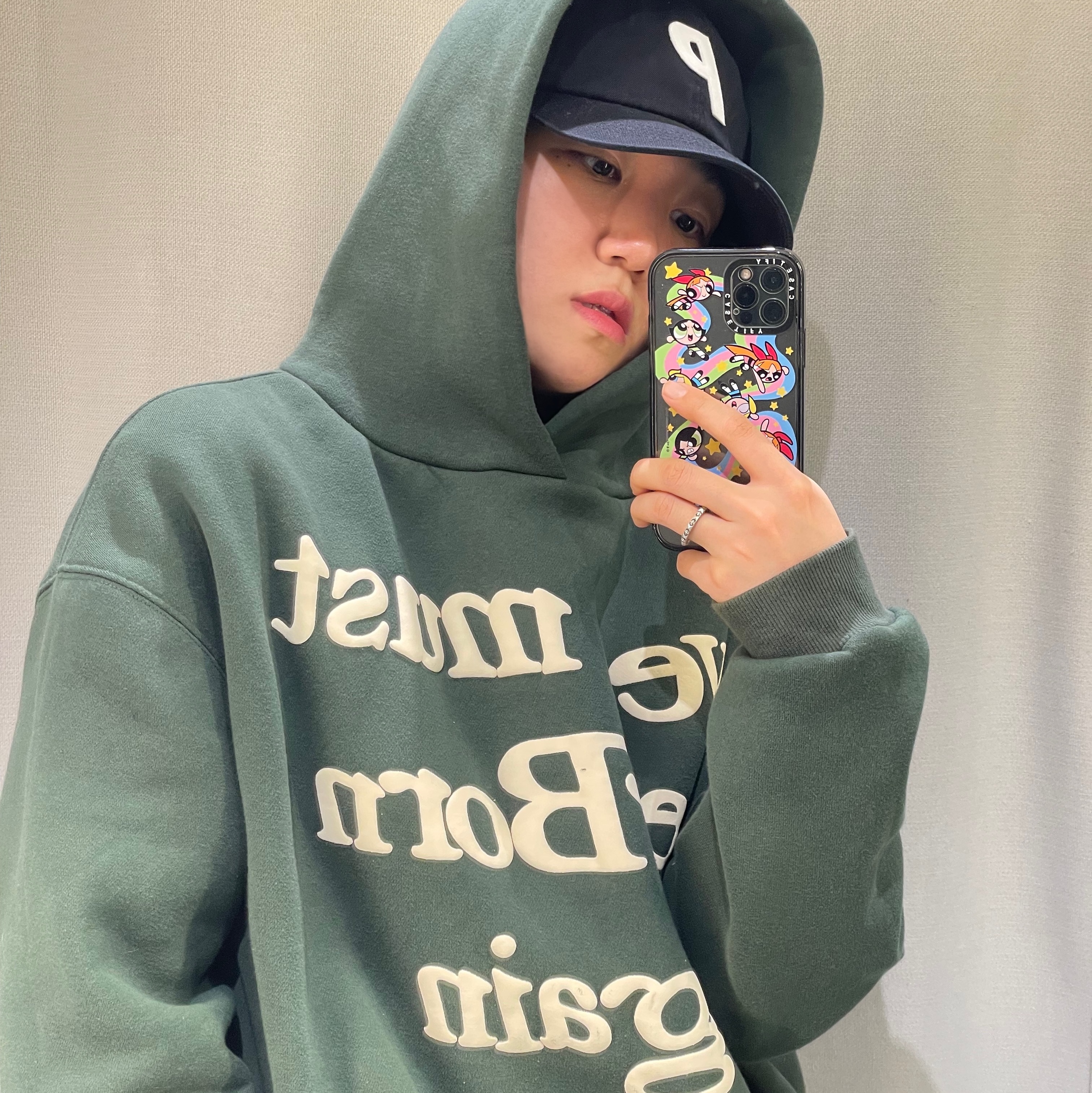 Palace P 6-Panel Cap Black - 24SS, Cactus Plant Flea Market Born Again Hooded Sweatshirt Green 착용 스타일