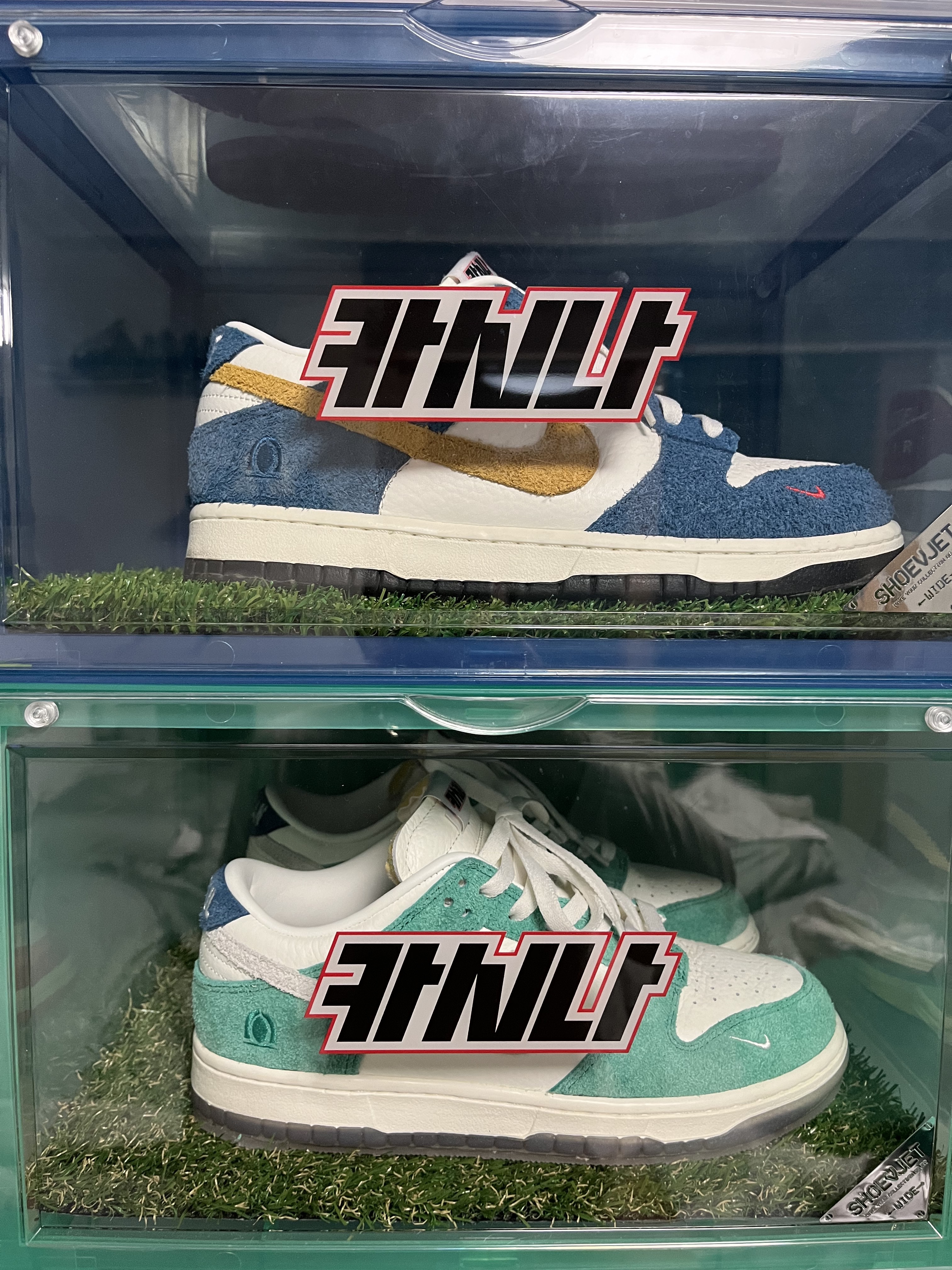 Nike x Kasina Dunk Low 80's Bus, Nike x Kasina Dunk Low Road Sign - Kasina Exclusive 착용 스타일