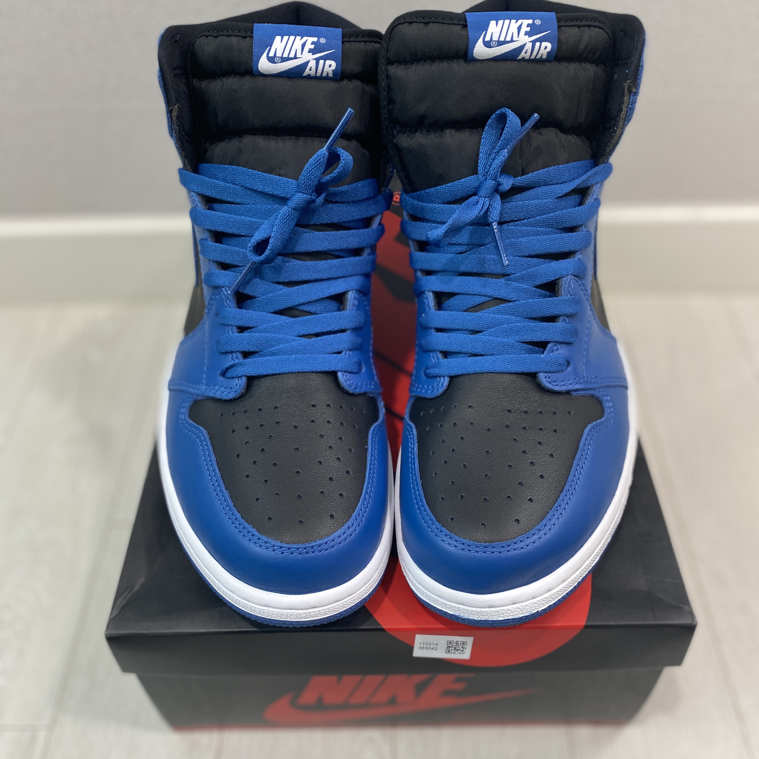 Jordan 1 Retro High OG Dark Marina Blue 착용 스타일 - 2