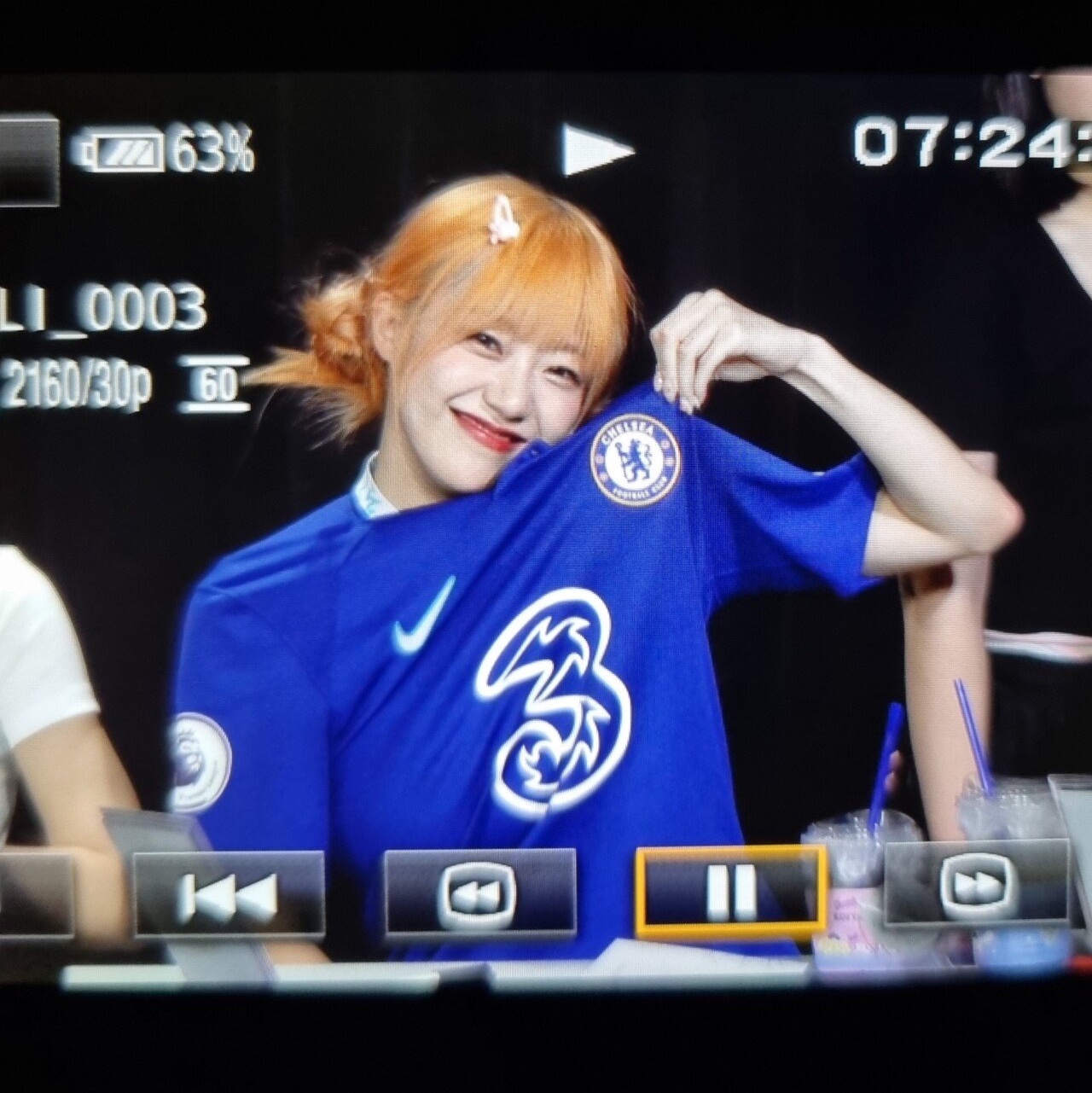 Nike Chelsea FC 2023/24 Stadium Home Dri-Fit Jersey Rush Blue (Non Marking & Non Sponser Ver.) 착용 스타일