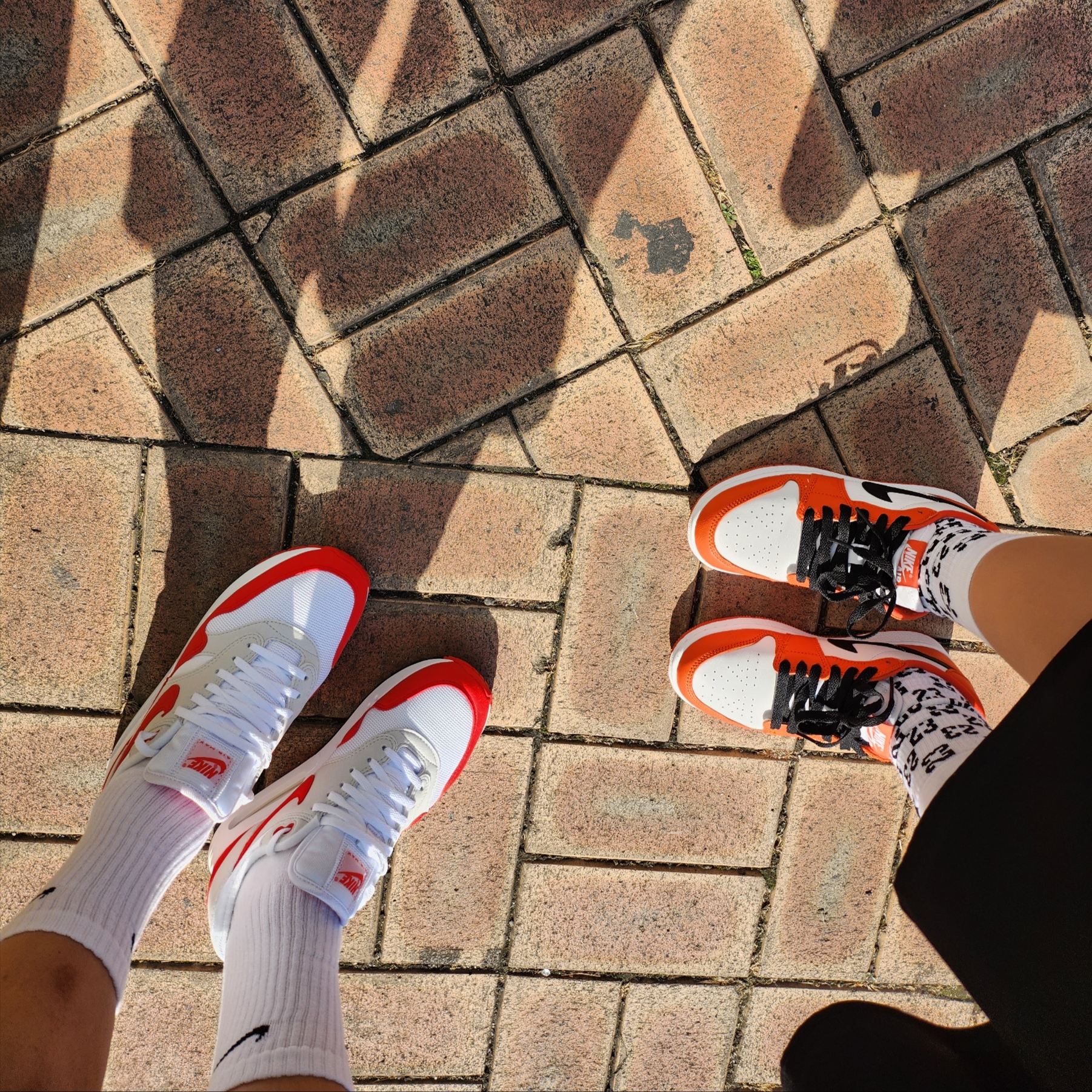 (GS) Jordan 1 Low OG Starfish, Nike Air Max 1 '86 Original Big Bubble 착용 스타일