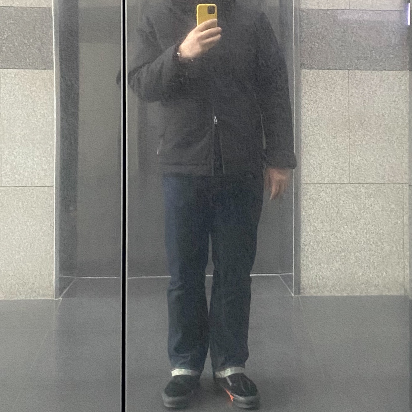 Carhartt WIP Lined Dearborn Canvas Detroit Jacket Black Heavy Stone Wash - Winter, Vans Vault x WTAPS Vault Old Skool LX Black Orange 착용 스타일