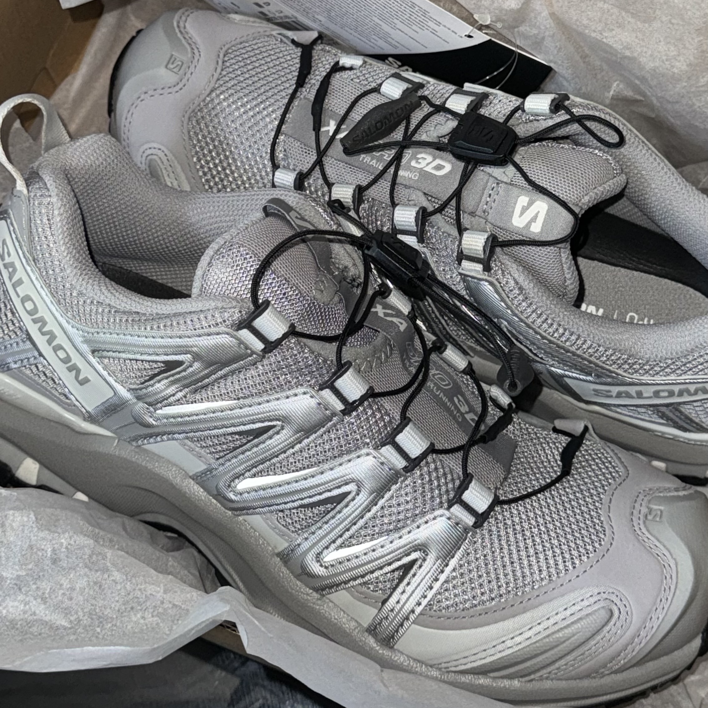 Salomon XA Pro 3D Alloy Silver 착용 스타일