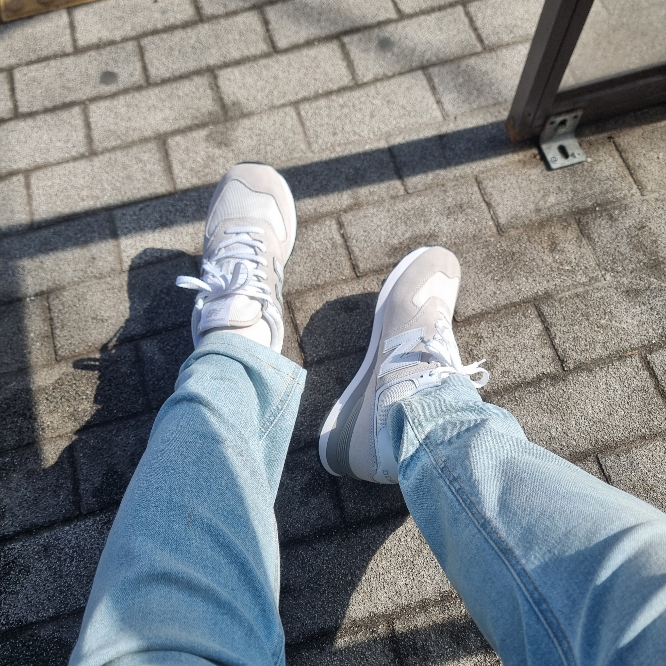 New Balance 574 Nimbus Cloud - D Standard 착용 스타일 - 2