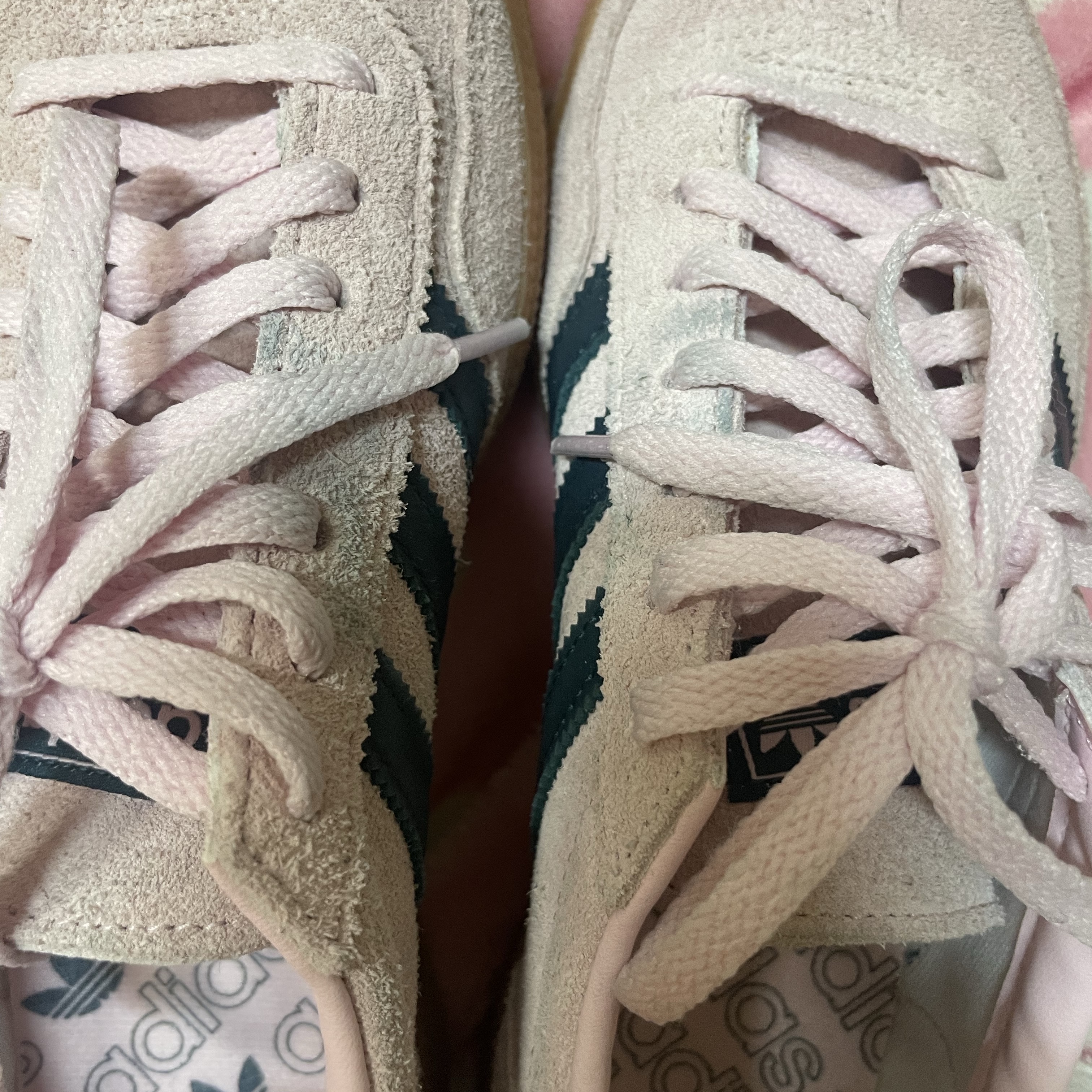 (W) Adidas Spezial Handball Clear Pink 착용 스타일