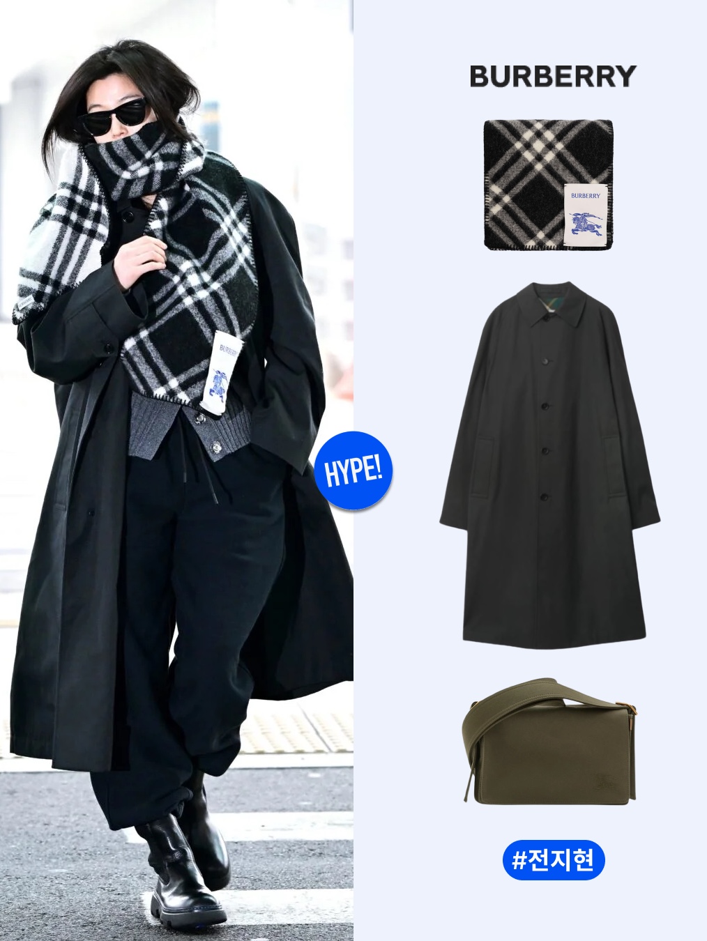 Burberry Monogram Motif Cotton Slim Fit Shirt White, Burberry Fleece Trim Trapper Cap Hunter 착용 스타일 - 6