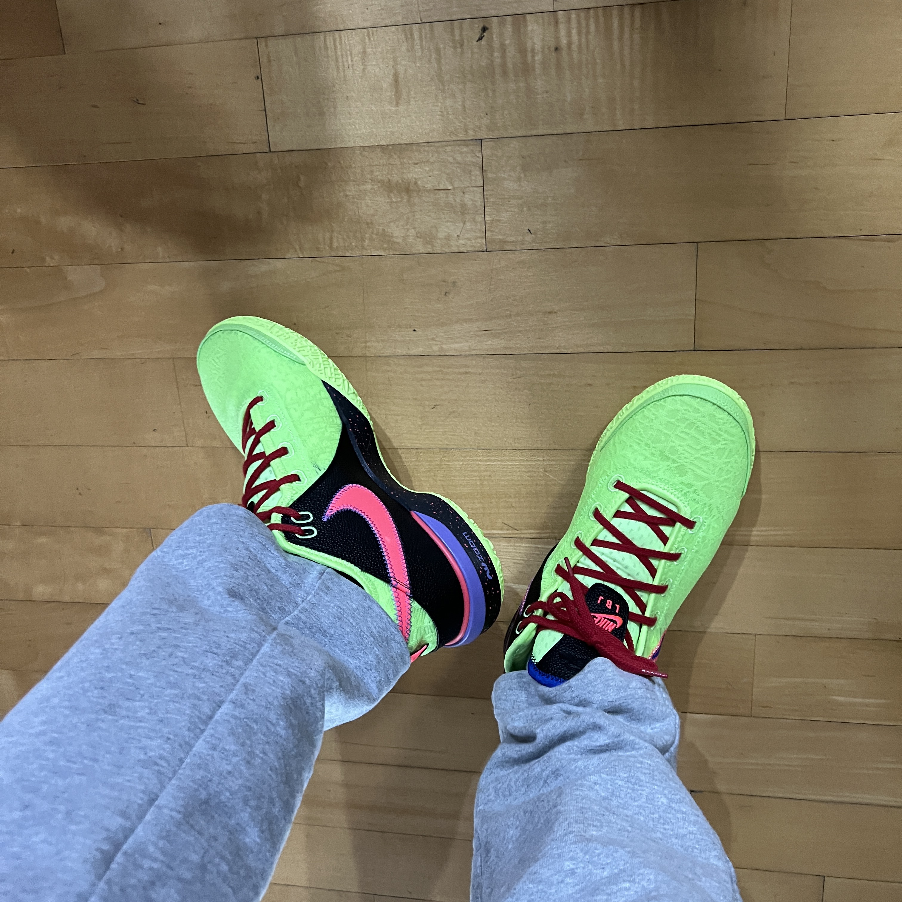 Nike LeBron NXXT Gen EP Ghost Green 착용 스타일 - 2