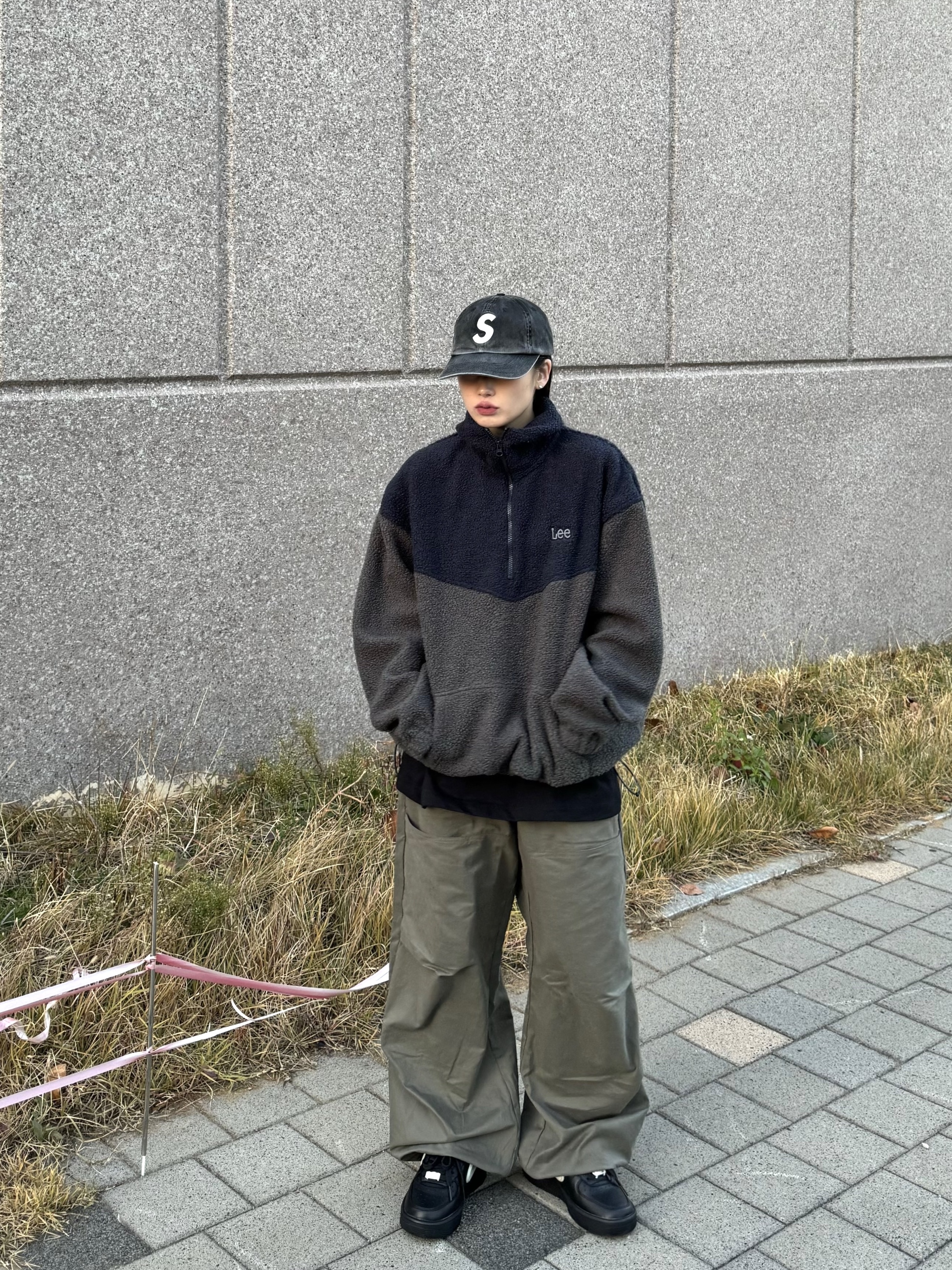 Nike x Ambush Air Force 1 Low SP Black, Supreme Pigment Canvas S Logo 6-Panel Black - 23SS 착용 스타일 - 1