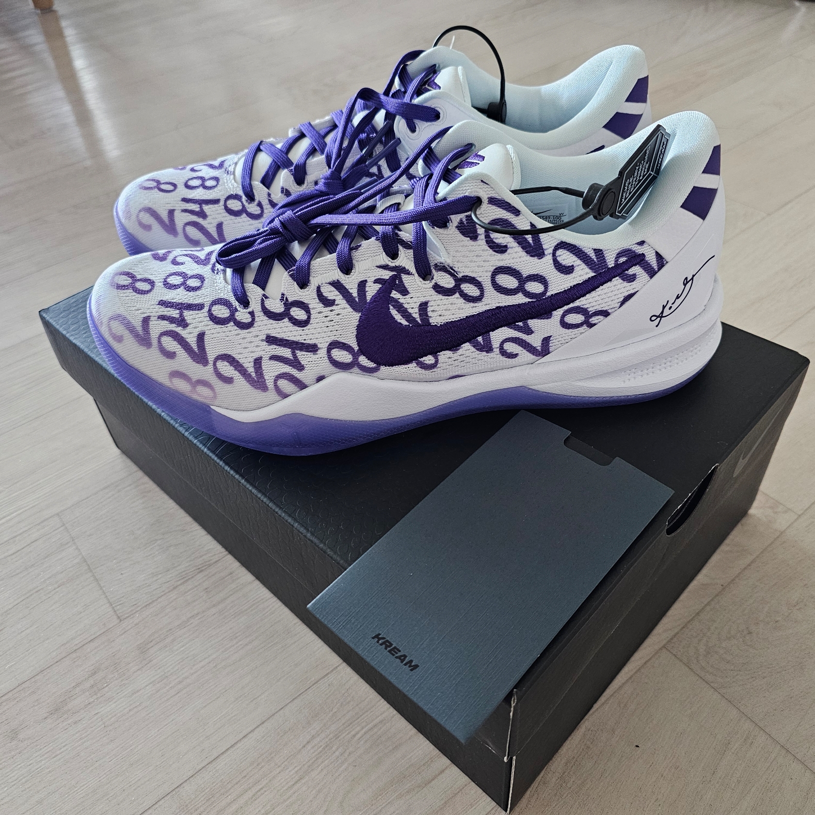 Nike Kobe 8 Protro Court Purple 착용 스타일 - 2