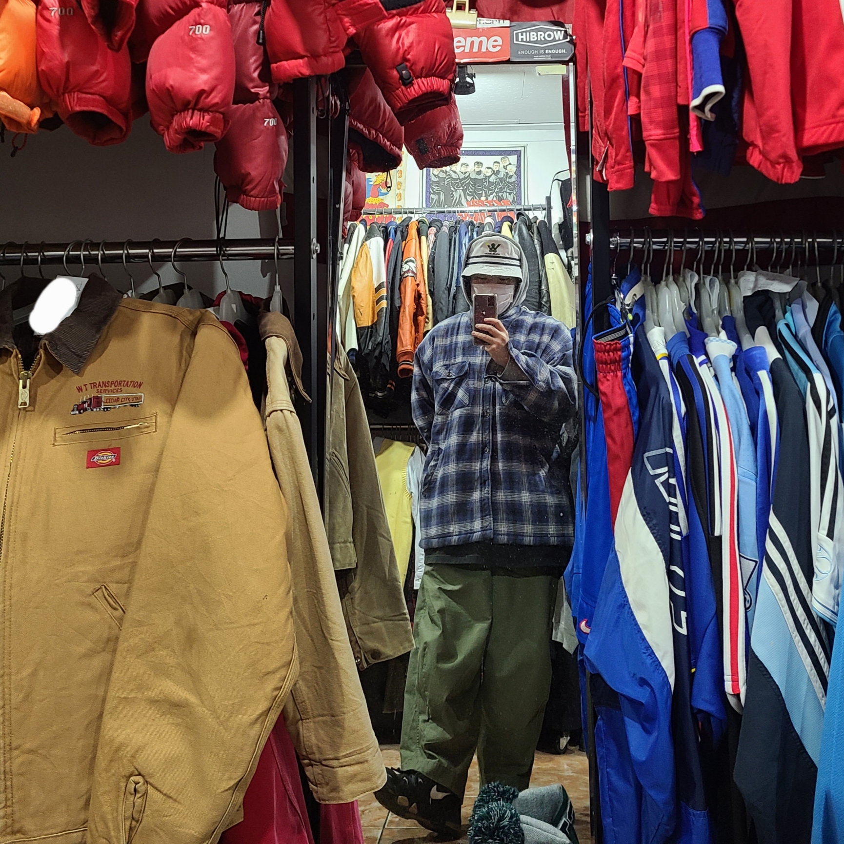 Needles H.D. Fatigue Pants Olive, Nike Air 2 Strong Mid Black 착용 스타일