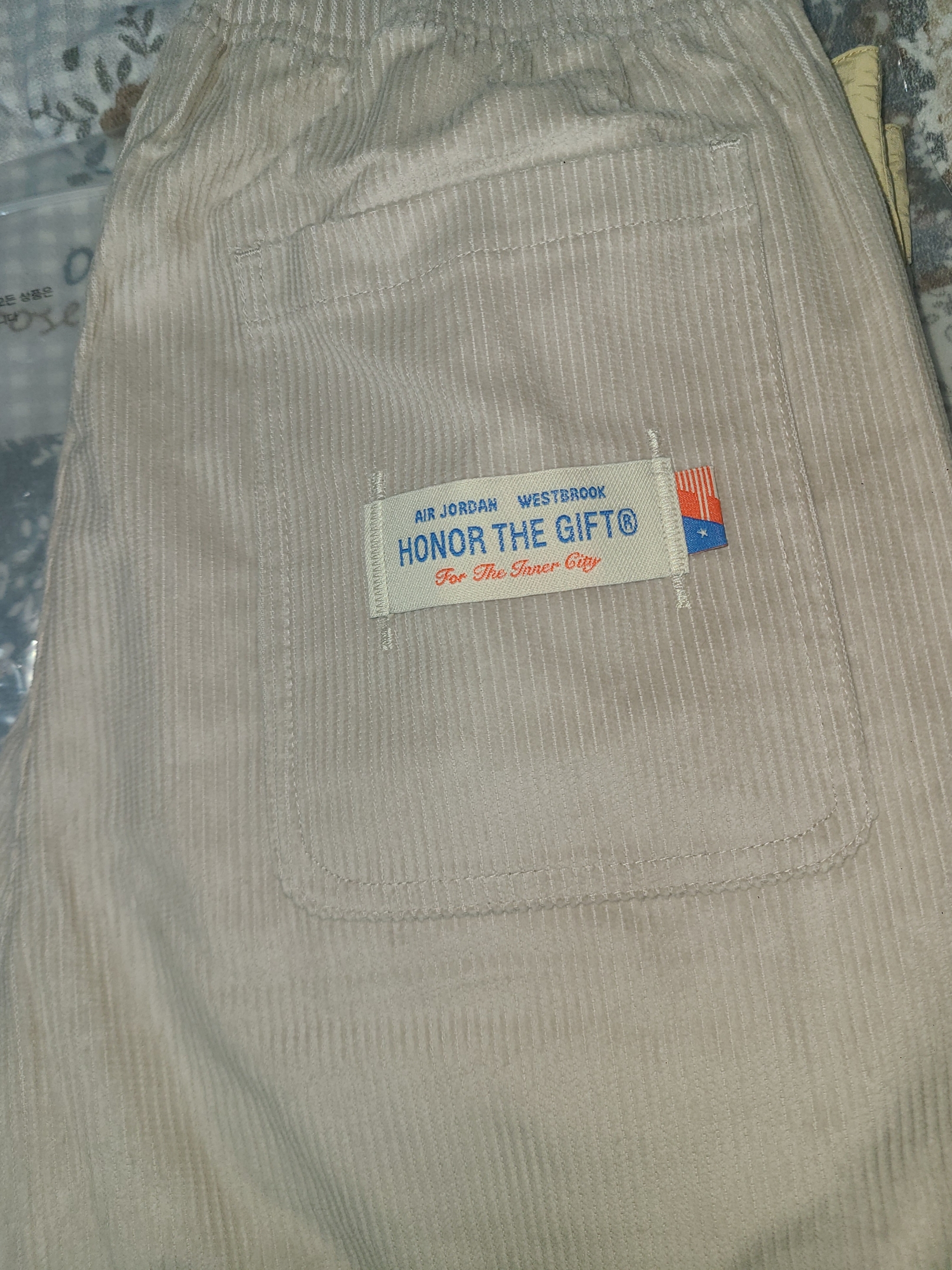 Jordan x Russell Westbrook Honor the Gift Pants - US/EU, Jordan x Russell Westbrook Honor the Gift Pants - Asia 착용 스타일 - 4