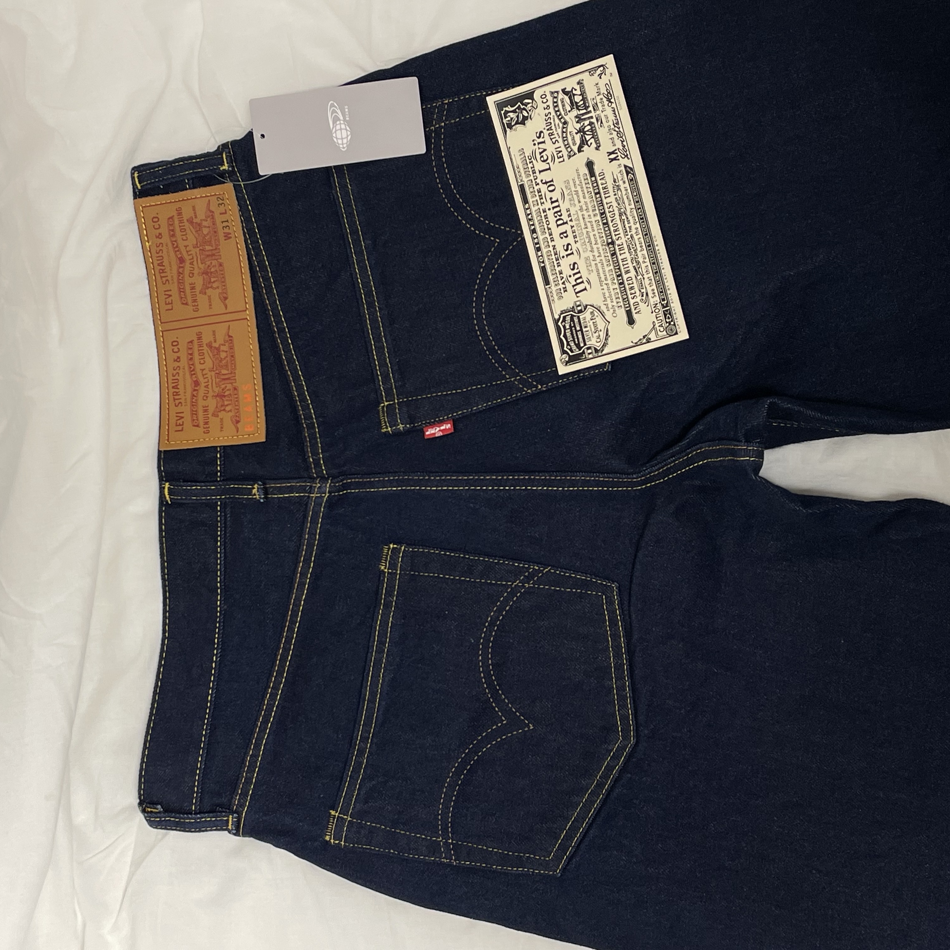 Levi's x Beams Super Wide V2 Jeans Linse 착용 스타일 - 1