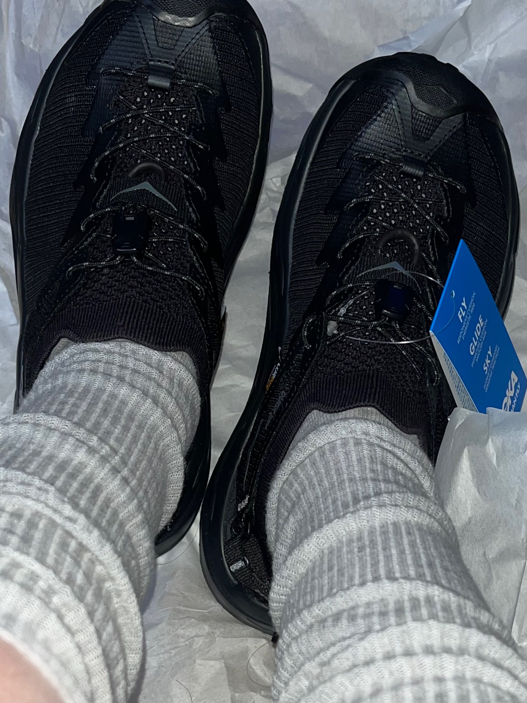 (W) Hoka Hopara 2 Black 착용 스타일