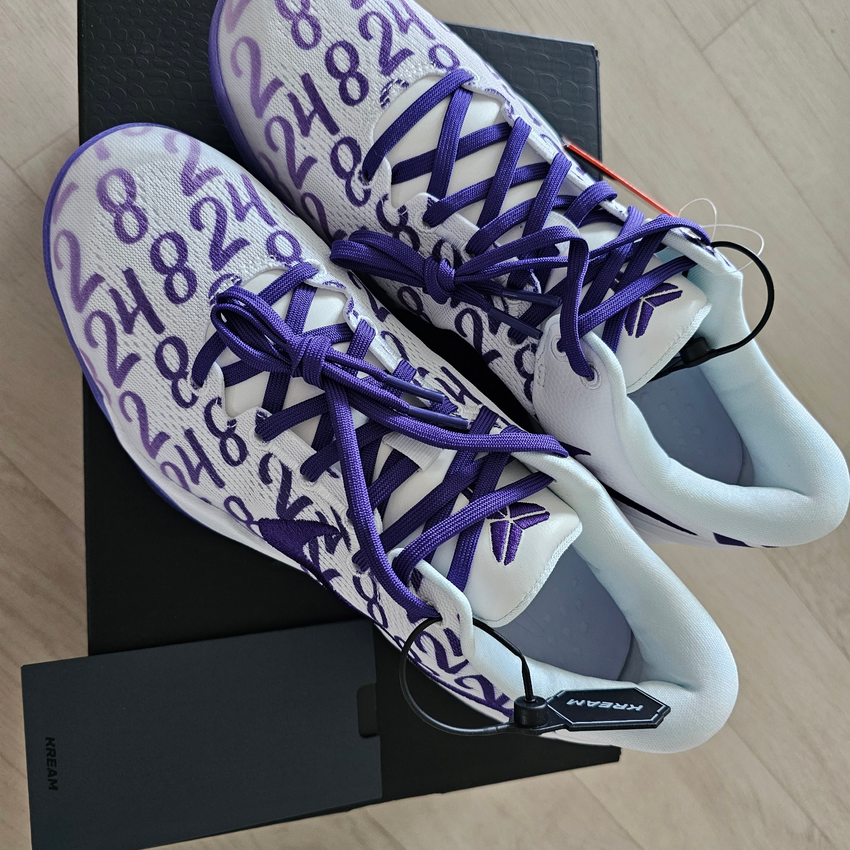 Nike Kobe 8 Protro Court Purple 착용 스타일 - 1