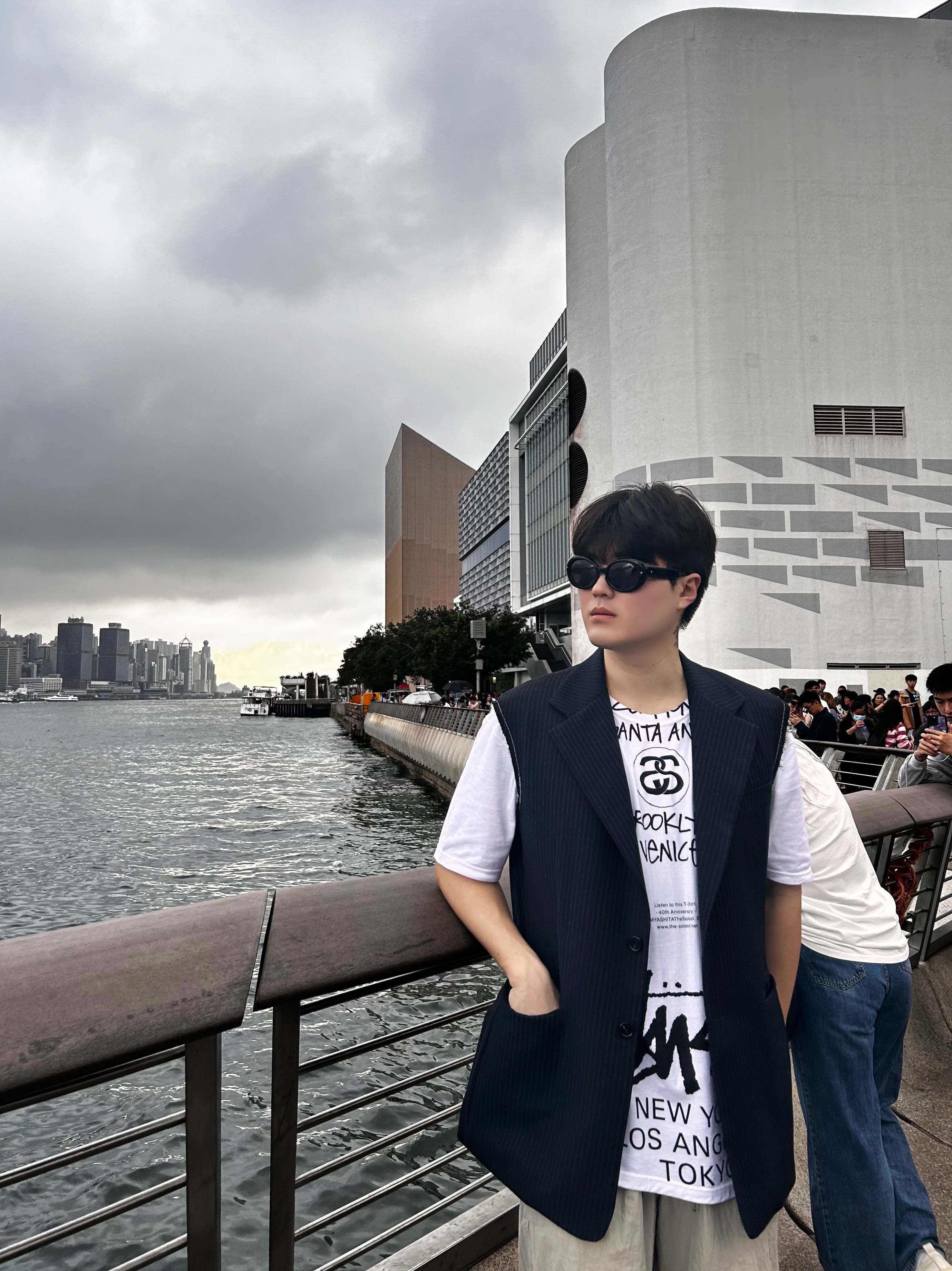 Nike x Comme des Garcons Homme Plus Air Foamposite One White, Stussy x Takahiromiyashita The Soloist 40 WT T-Shirt 착용 스타일 - 2