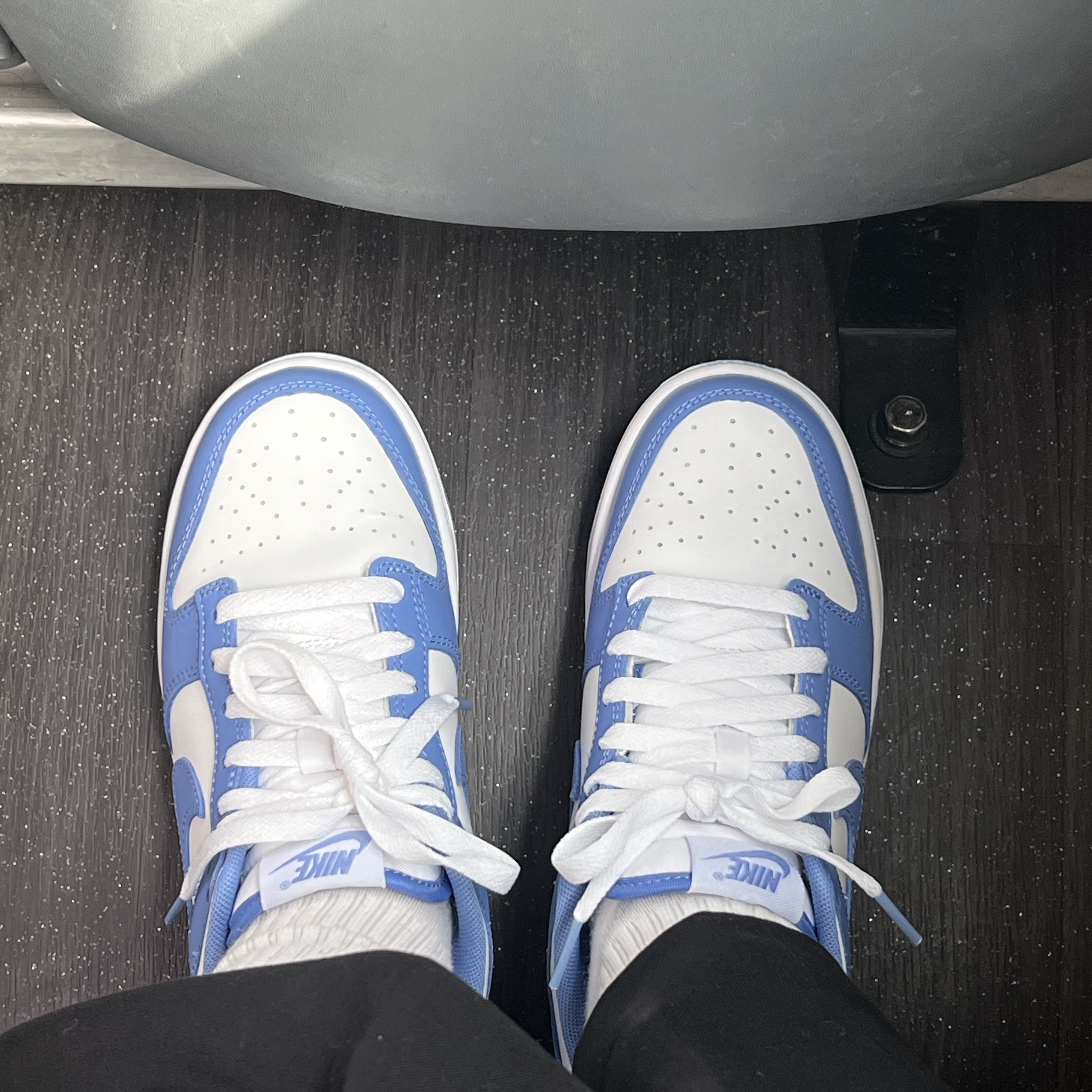 Nike Dunk Low Retro White Polar Blue 착용 스타일