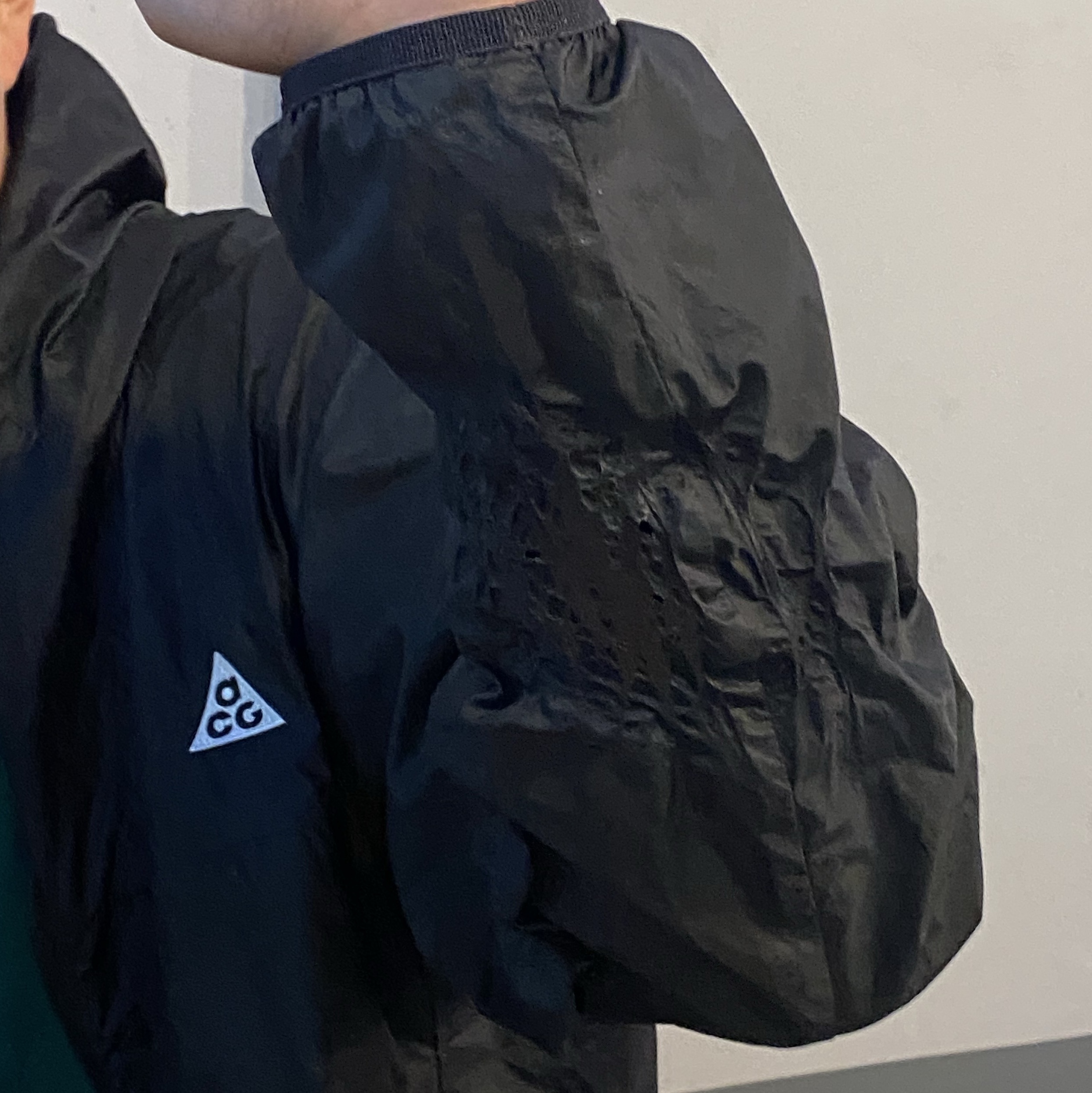 Nike ACG Cinder Cone Windproof Jacket Black Anthracite - Asia, Emis Corduroy Wappen Ball Cap Cream 착용 스타일 - 3