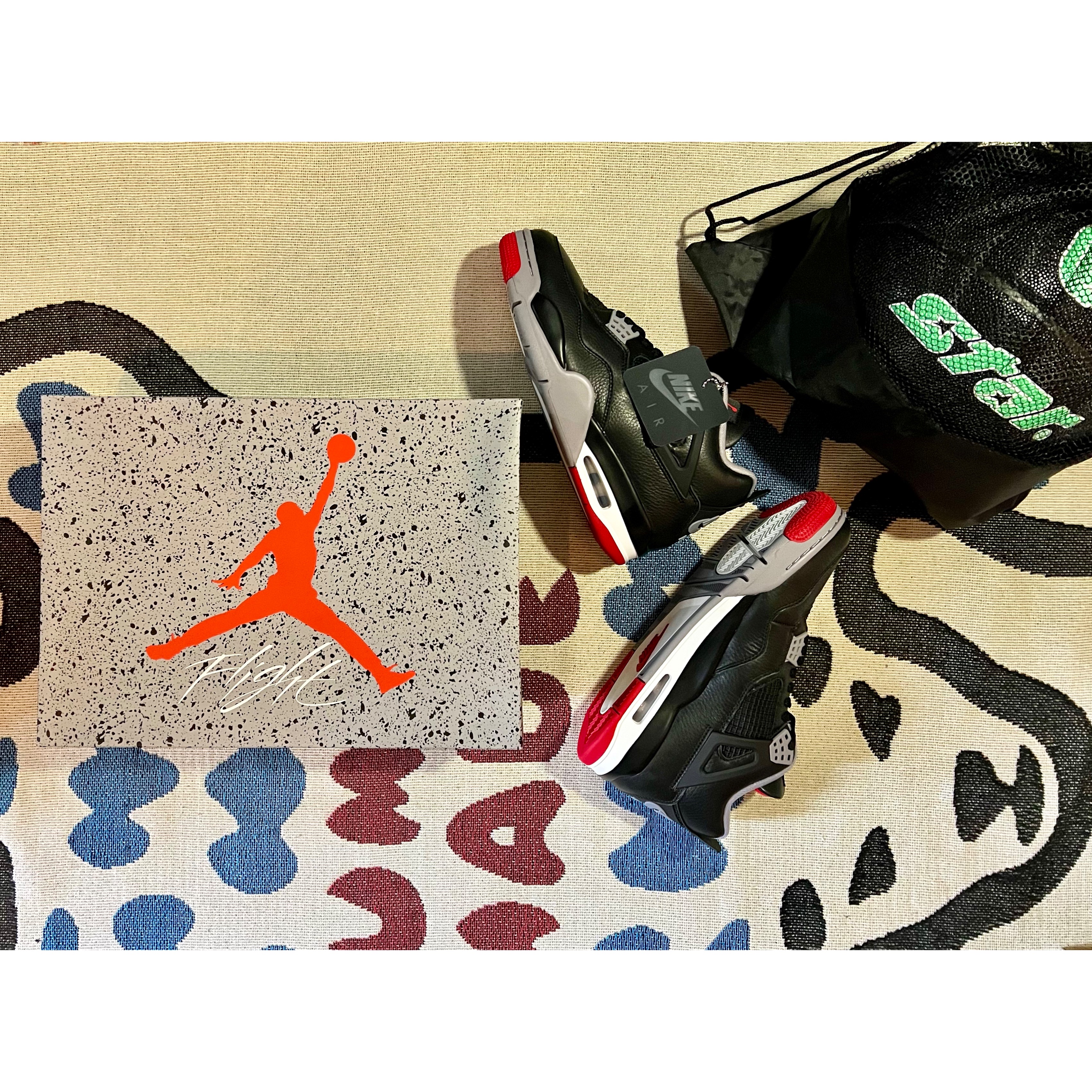 Jordan 4 Retro Bred Reimagined 착용 스타일 - 2