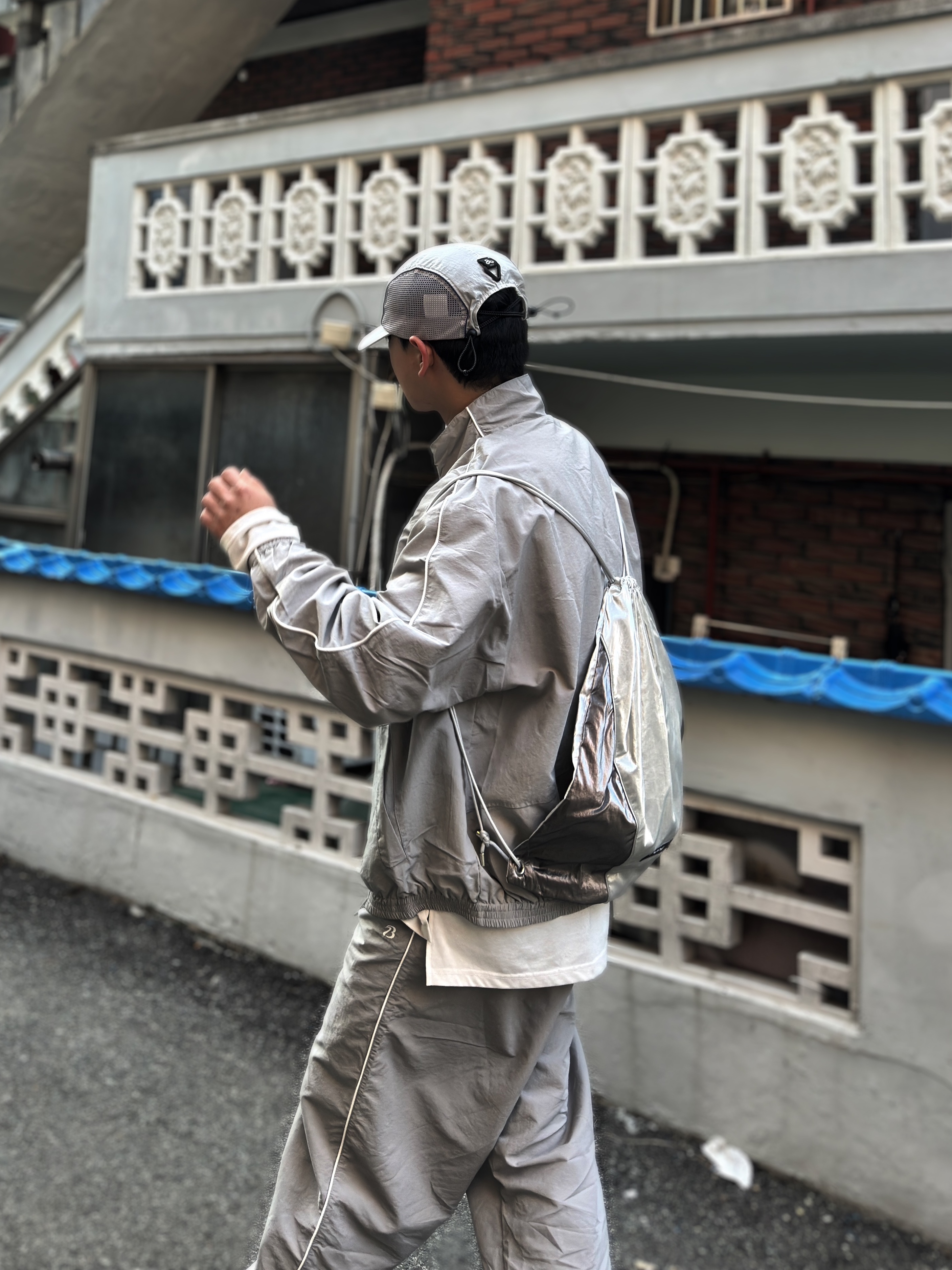 New Balance 992 Made in USA Grey - D Standard 착용 스타일 - 2