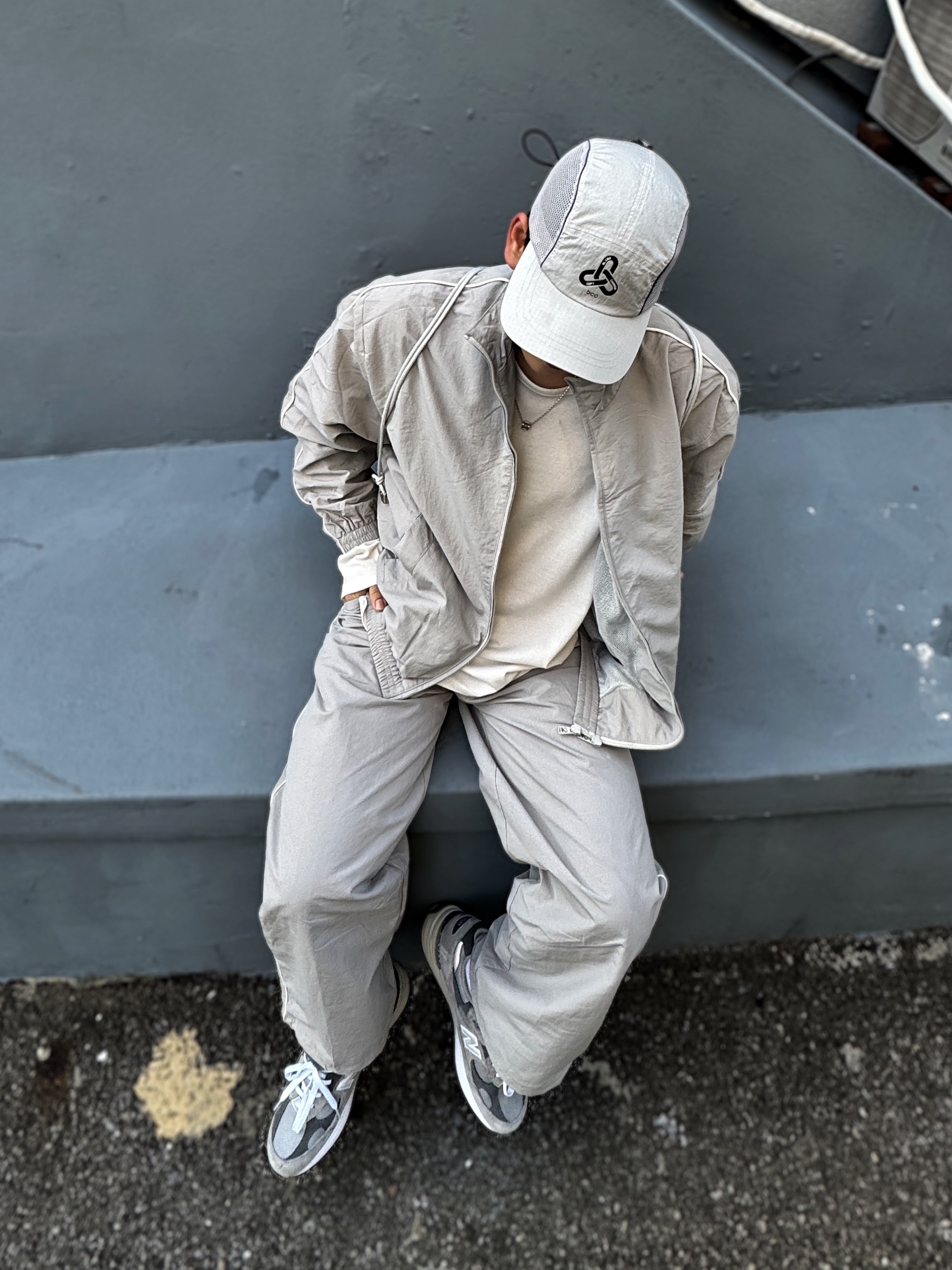 New Balance 992 Made in USA Grey - D Standard 착용 스타일 - 4