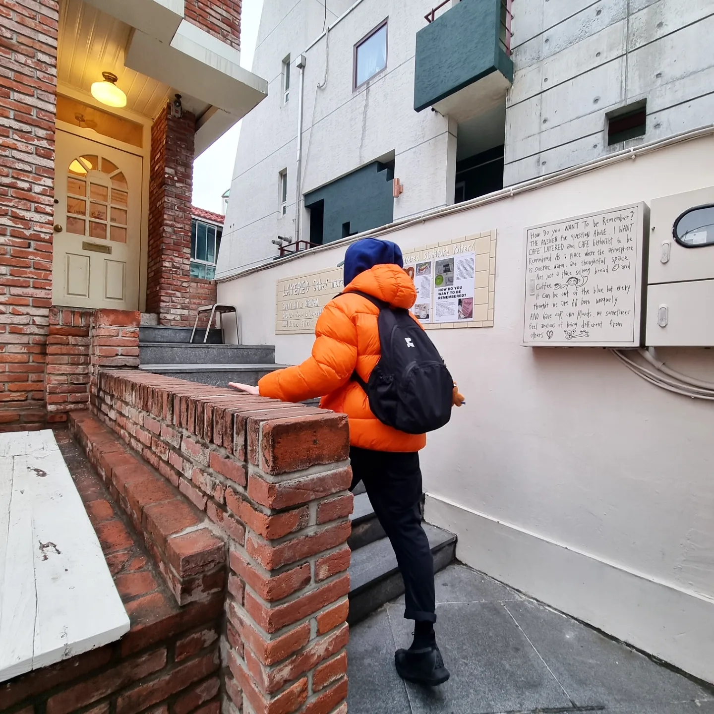 Nike ACG Therma-Fit ADV Lunar Lake Puffer Jacket Safety Orange - Asia 착용 스타일 - 2