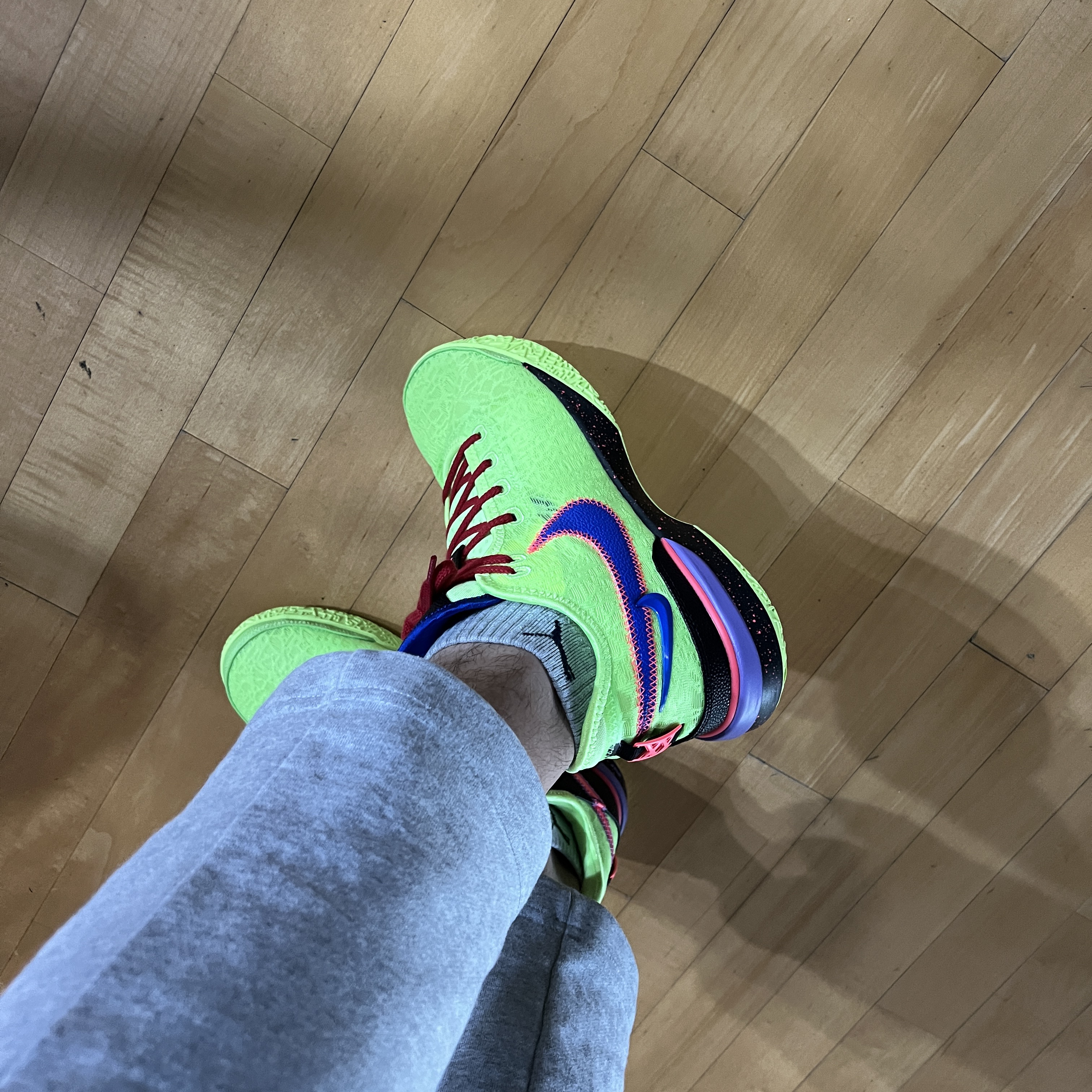 Nike LeBron NXXT Gen EP Ghost Green 착용 스타일 - 3