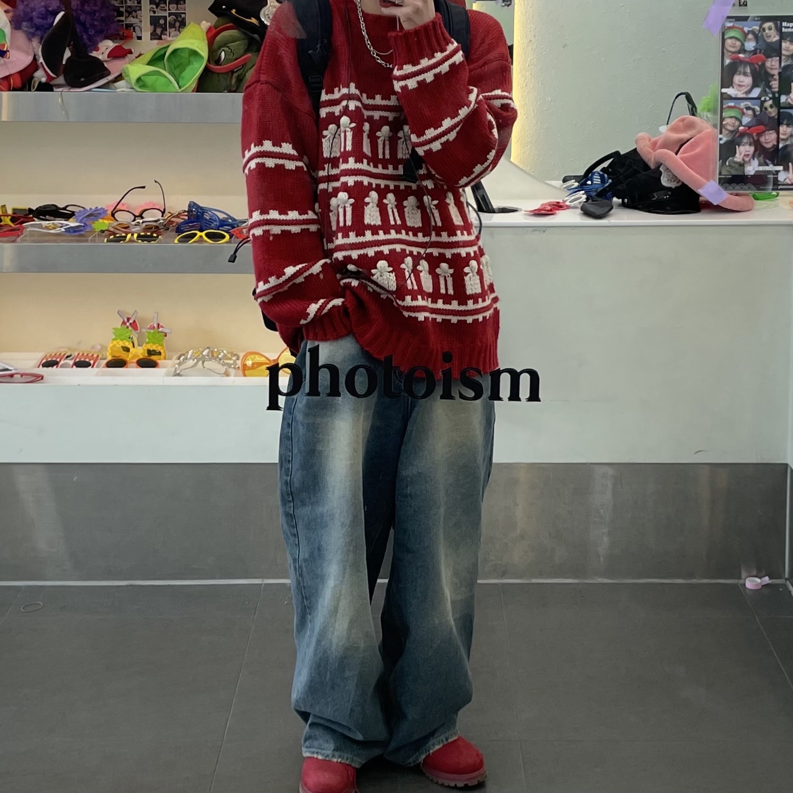 Timberland Premium 6 inch Waterproof Boot Red - Wide 착용 스타일 - 2