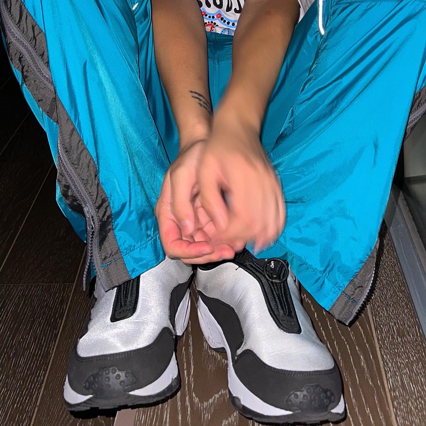 Nike x Comme des Garcons Homme Plus Air Max Sunder SP White Black 착용 스타일