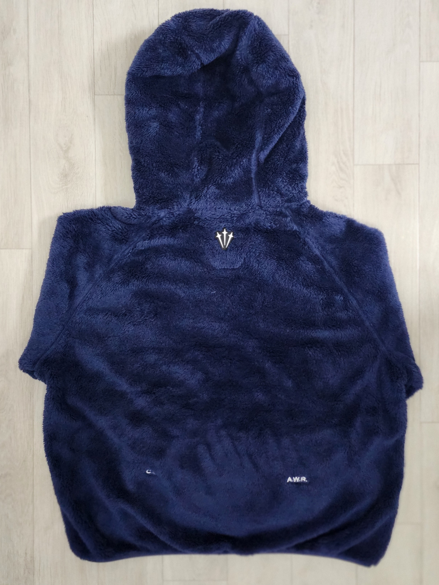 (W) Nike x Drake Nocta 8K Peaks Fleece Hoodie Midnight Navy (DV3645-410), (W) Nike x Drake Nocta 8K Peaks Fleece Hoodie Midnight Navy (DV3646-410) 착용 스타일 - 2