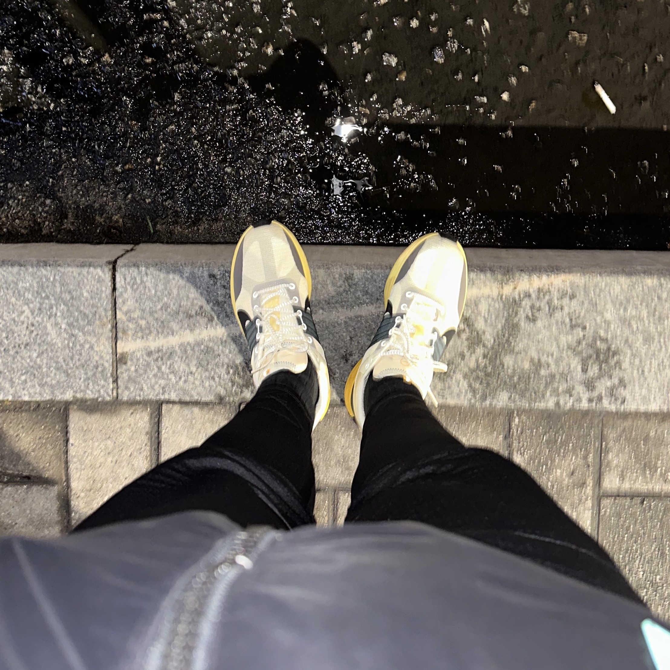 Nike Lunar Roam Alabaster and Green Abyss 착용 스타일
