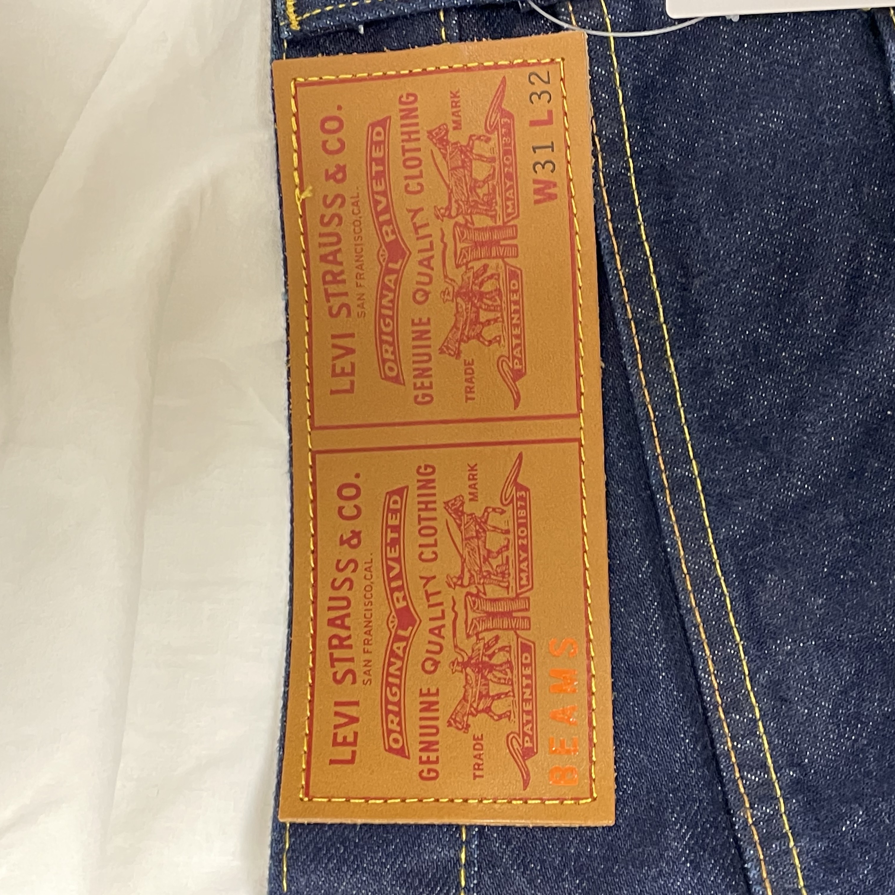 Levi's x Beams Super Wide V2 Jeans Linse 착용 스타일 - 5