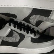 Nike Air Force 1 B Silver Snake 착용 스타일