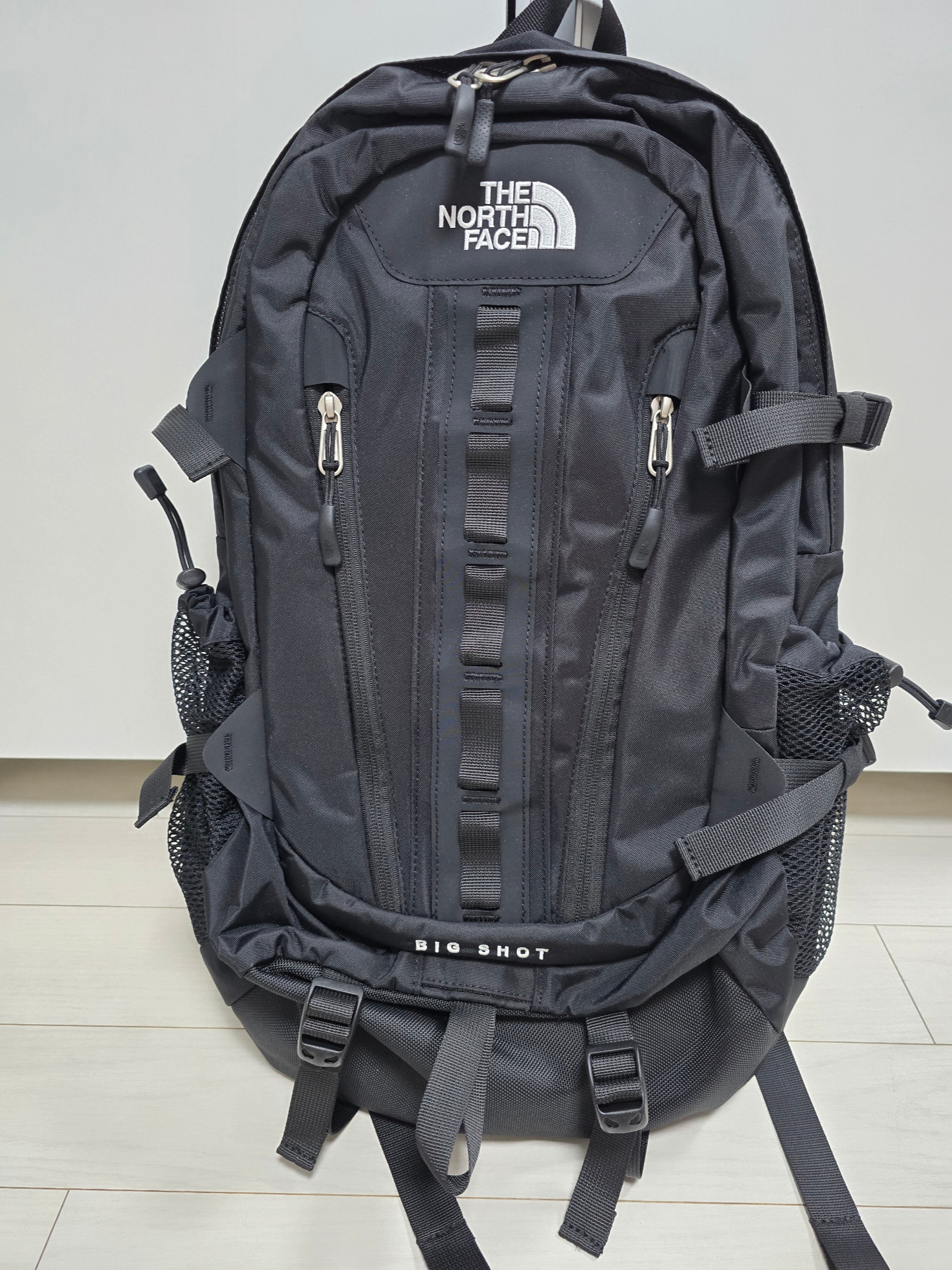 The North Face Big Shot Black 착용 스타일