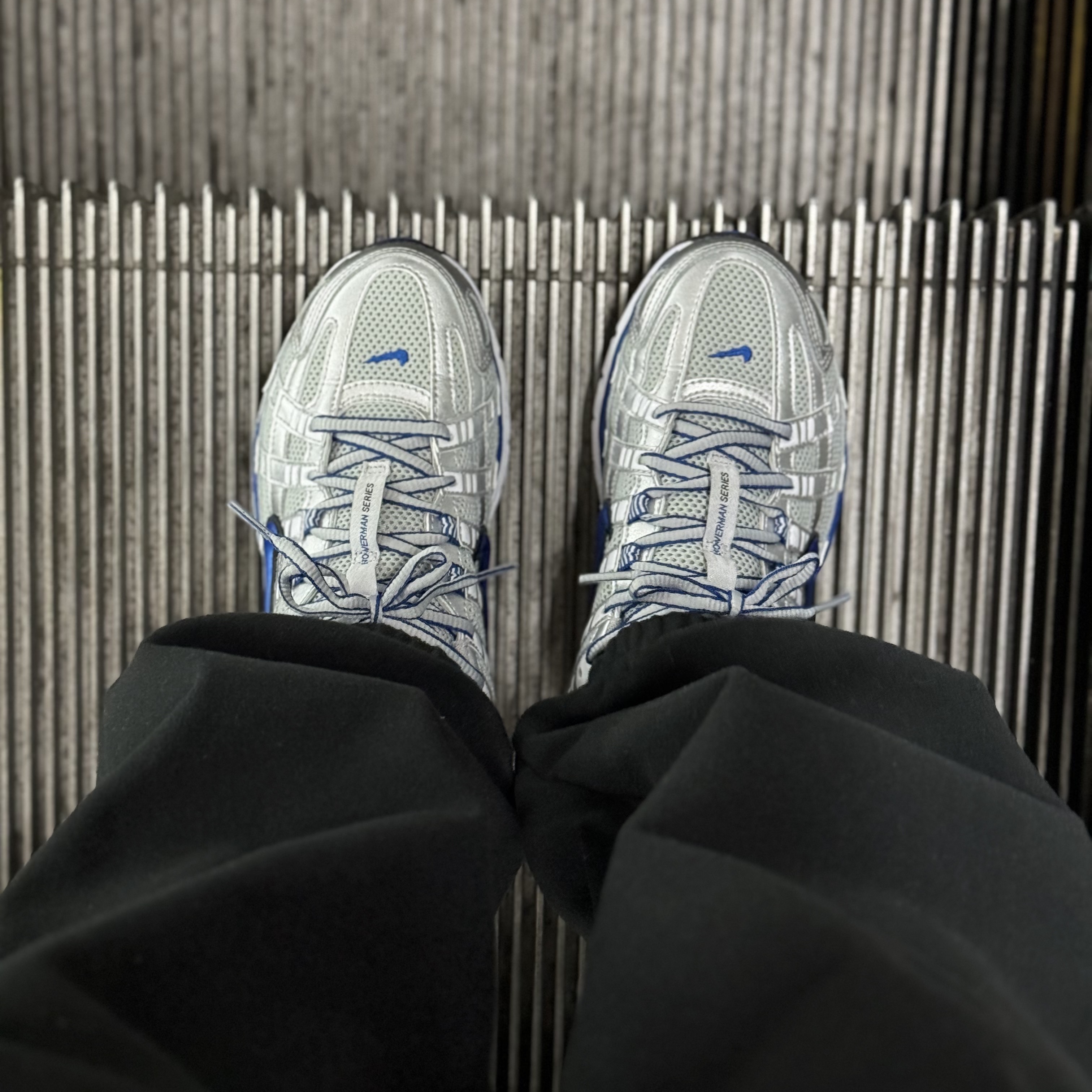 (W) Nike P-6000 Laser Blue 착용 스타일