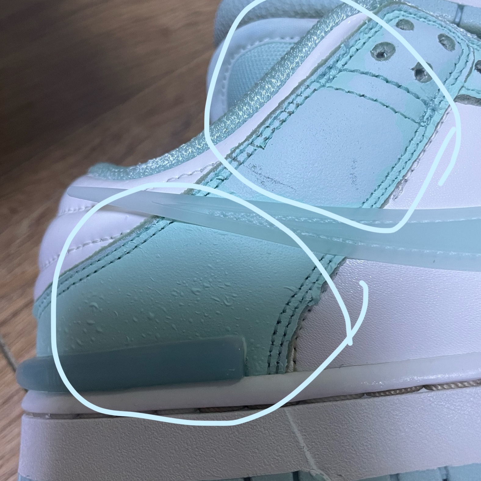 (W) Nike Dunk Low Twist Jade Ice 착용 스타일 - 3