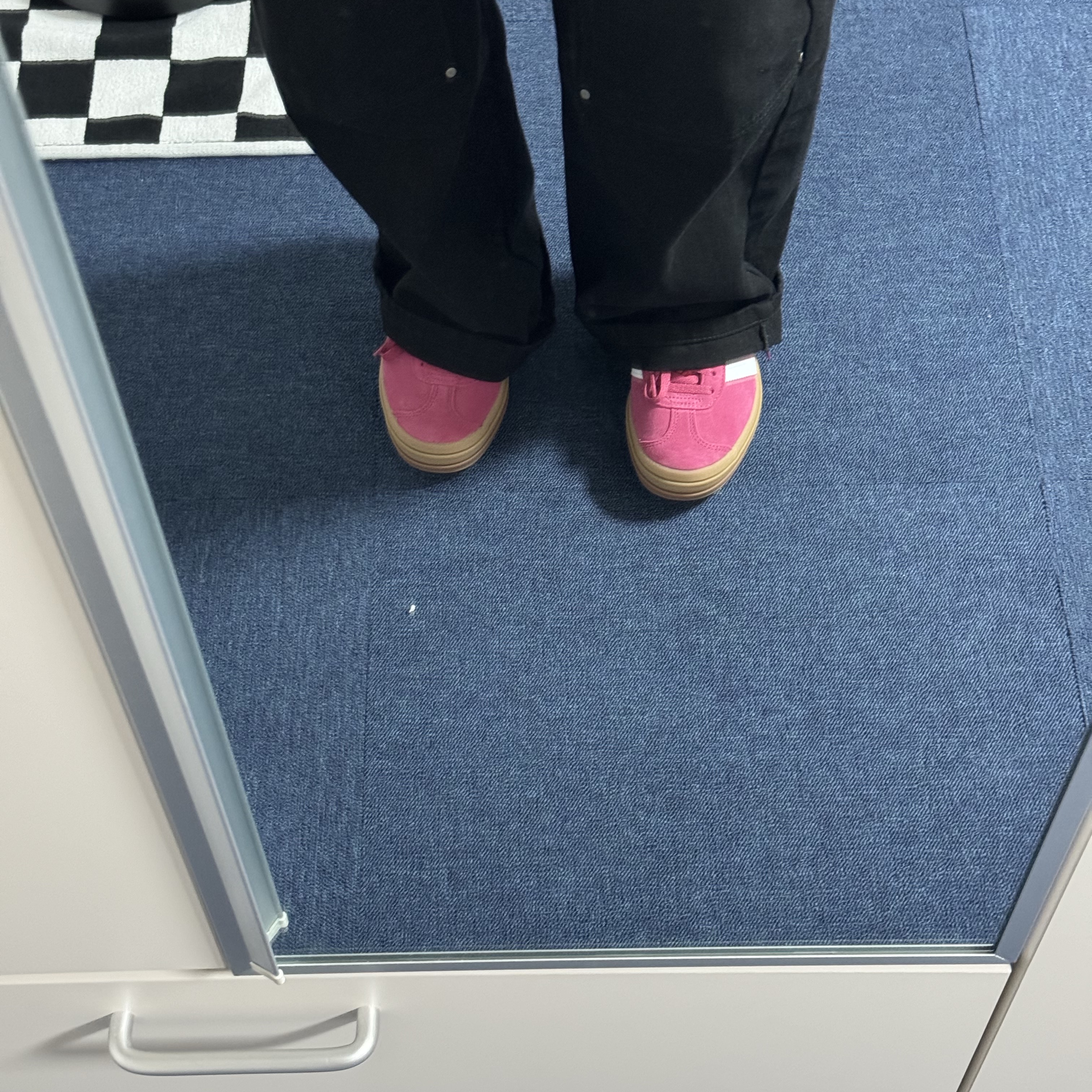 (W) Adidas Gazelle Bold Wild Pink Cloud White 착용 스타일 - 2
