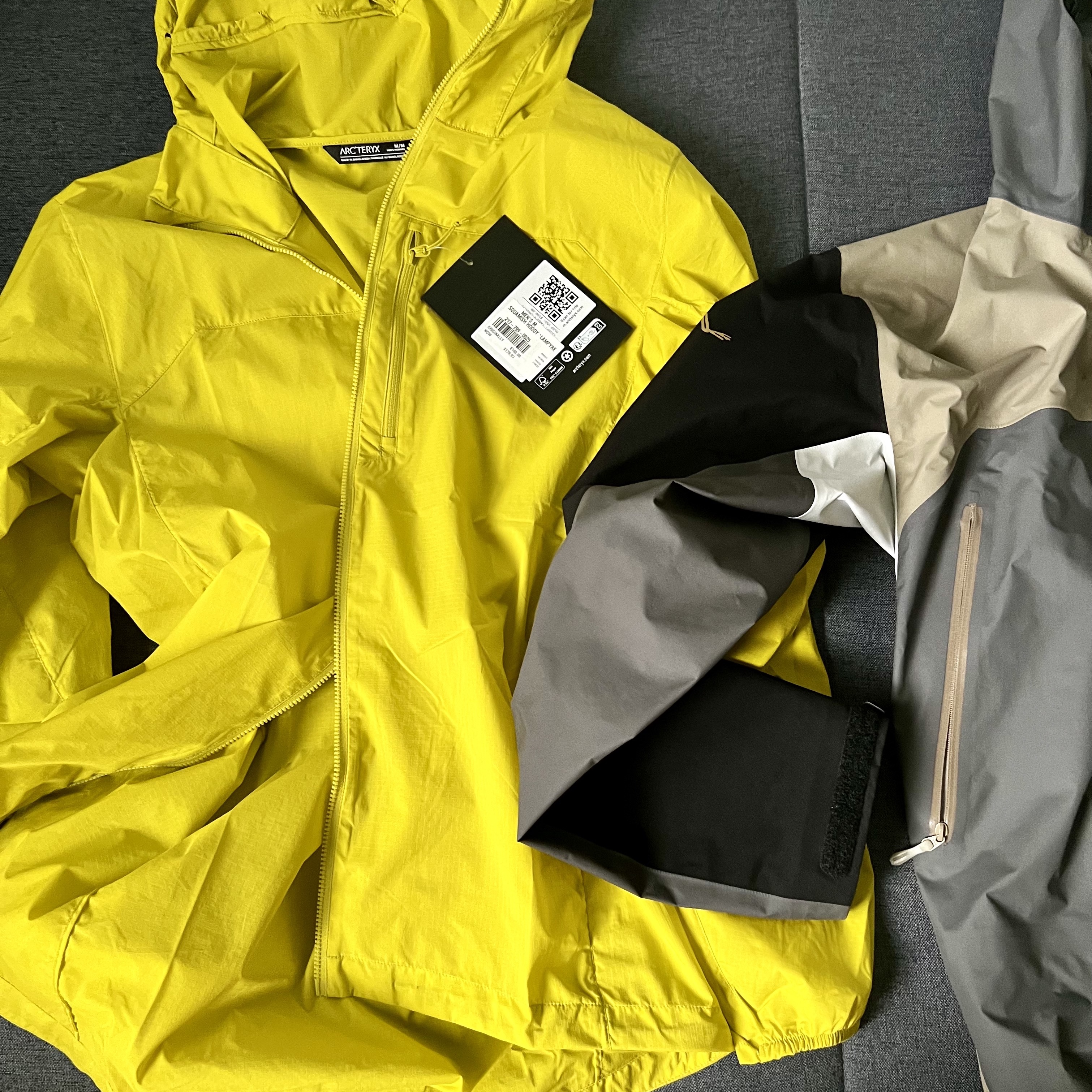 Arc'teryx Squamish Hoody Lampyre, Arc'teryx x Beams Dimensions Beta Jacket Multi 착용 스타일