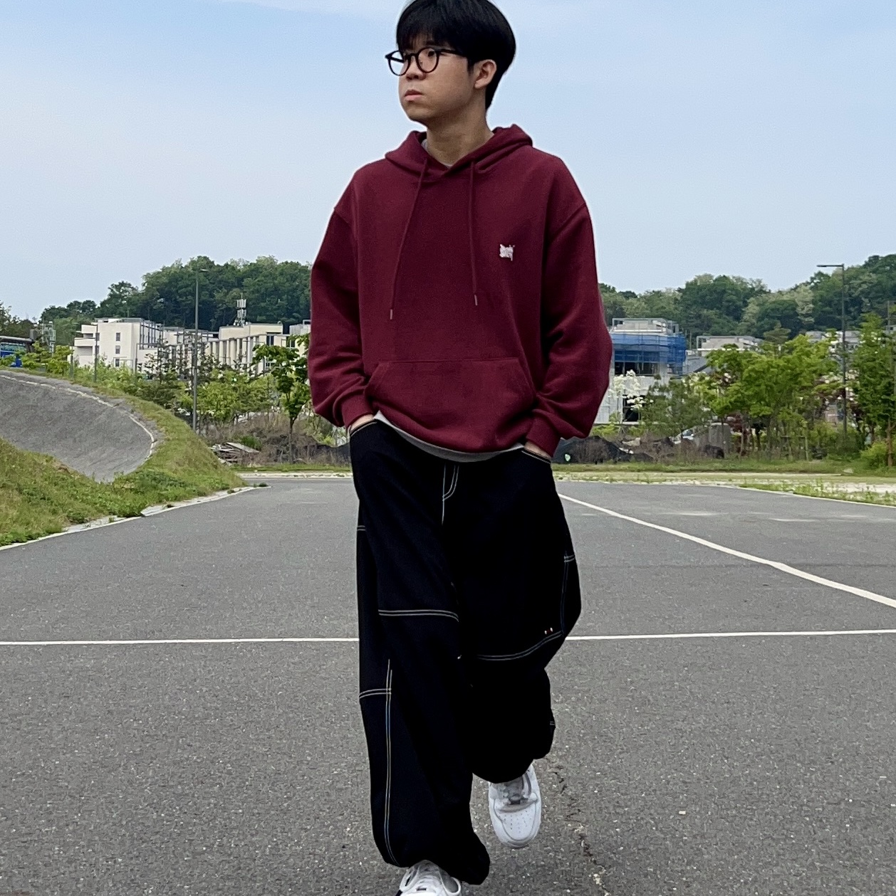 Nike Air Force 1 '07 Low White 착용 스타일 - 2