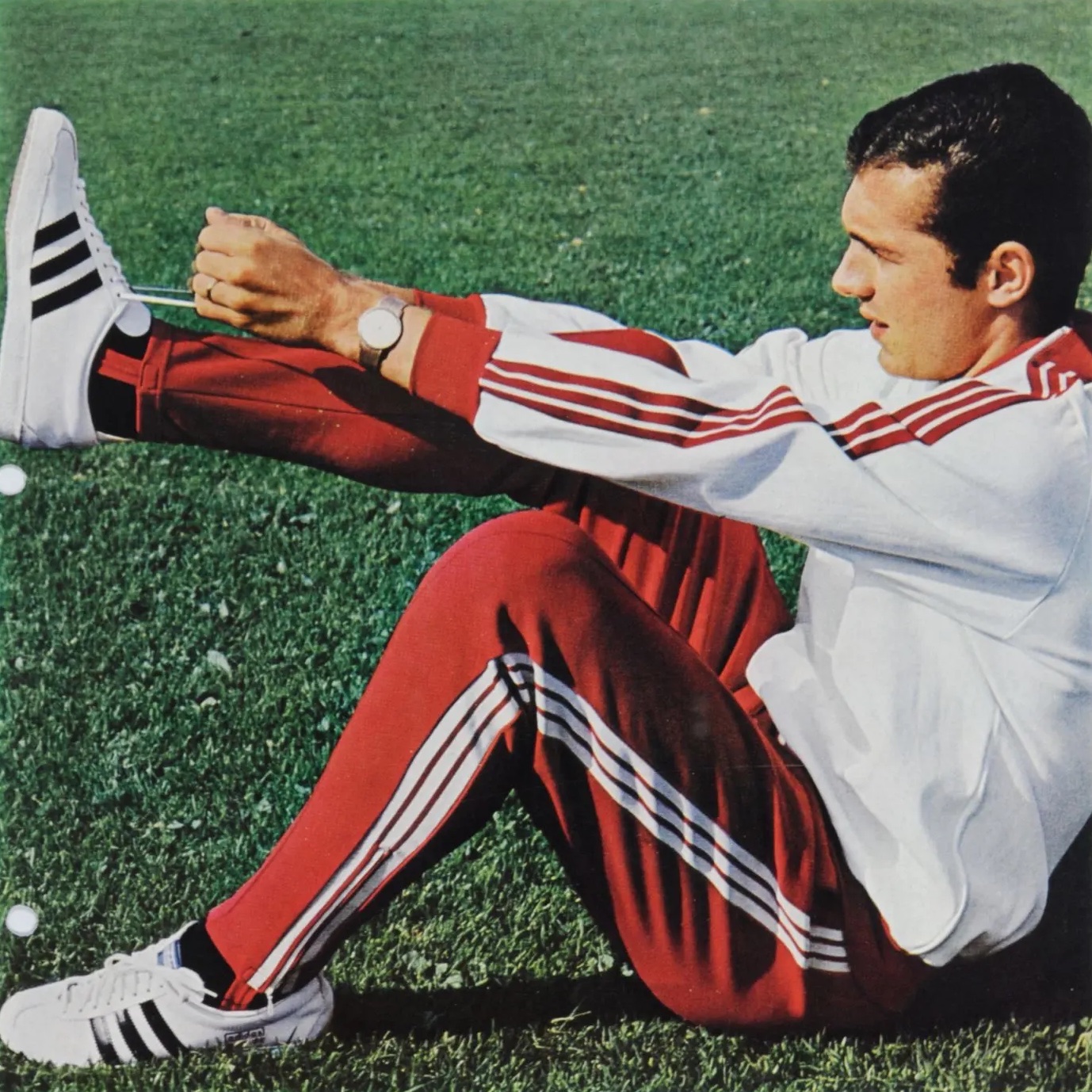 Adidas Adicolor Classic Waffle Beckenbauer Track Jacket Wonder White - US Sizing 착용 스타일 - 4