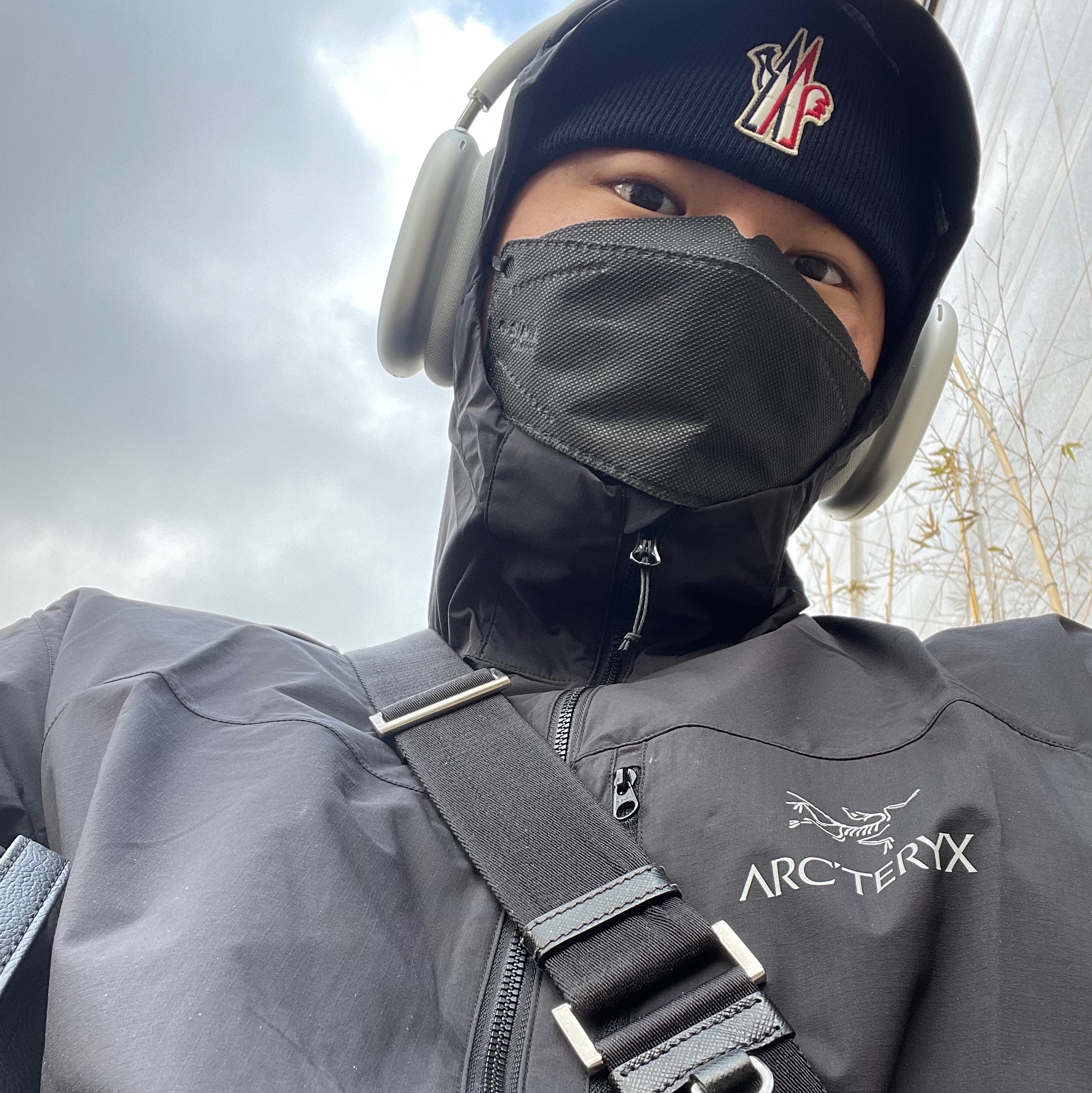 Arc'teryx Squamish Hoody Black 착용 스타일