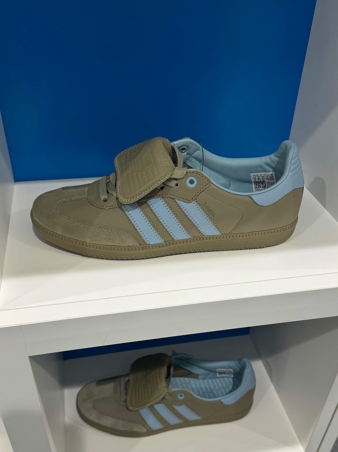 Adidas x Pharrell Williams Humanrace Samba Orbit Green Ash Grey 착용 스타일