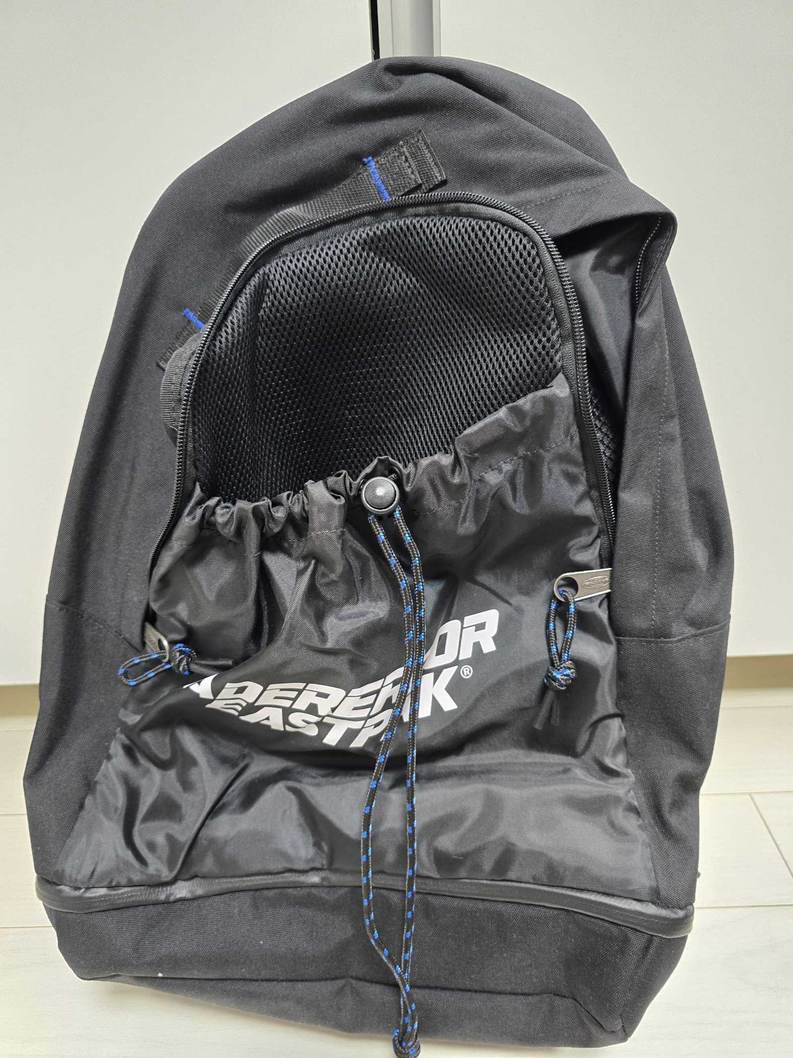 Ader Error x Eastpak Padded Backpack Black 착용 스타일