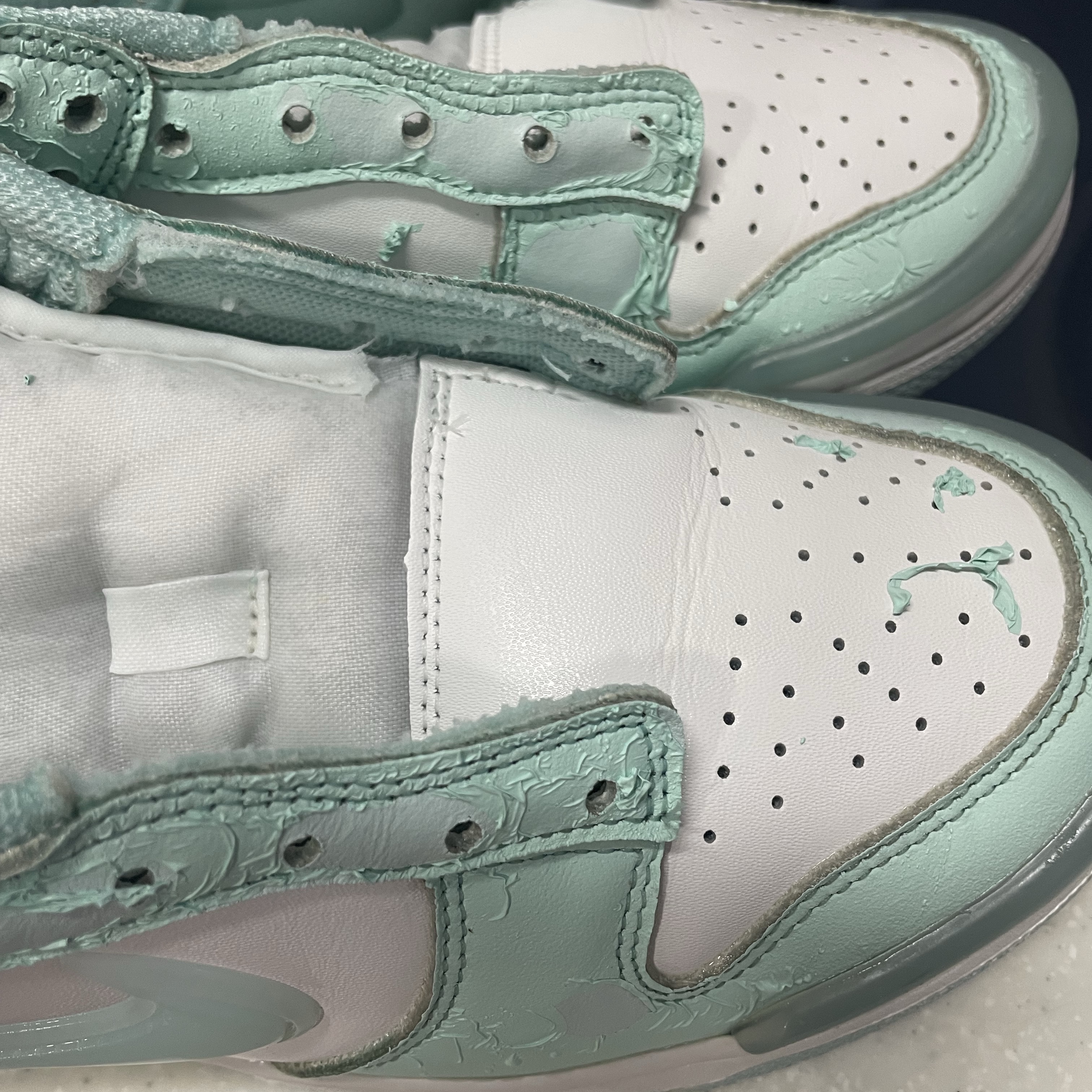 (W) Nike Dunk Low Twist Jade Ice 착용 스타일 - 1