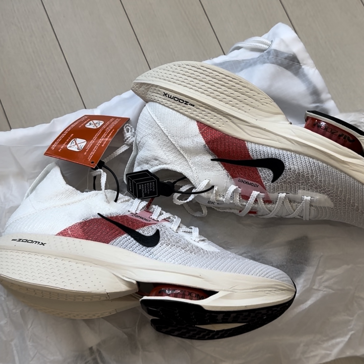 Nike Air Zoom Alphafly Next% 2 Eliud Kipchoge 착용 스타일