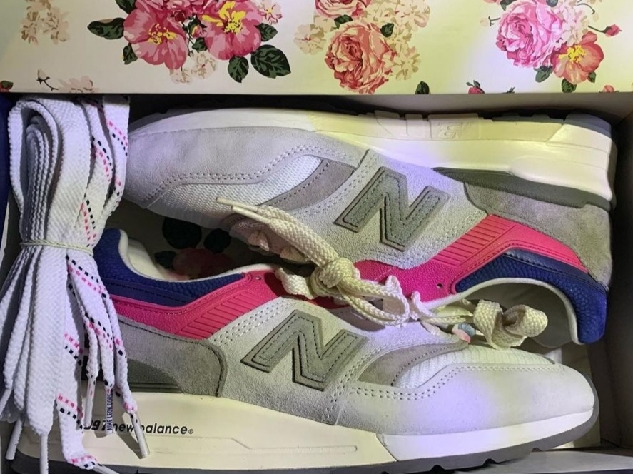 New Balance x Aime Leon Dore 997 Made in USA Canary Yellow 착용 스타일