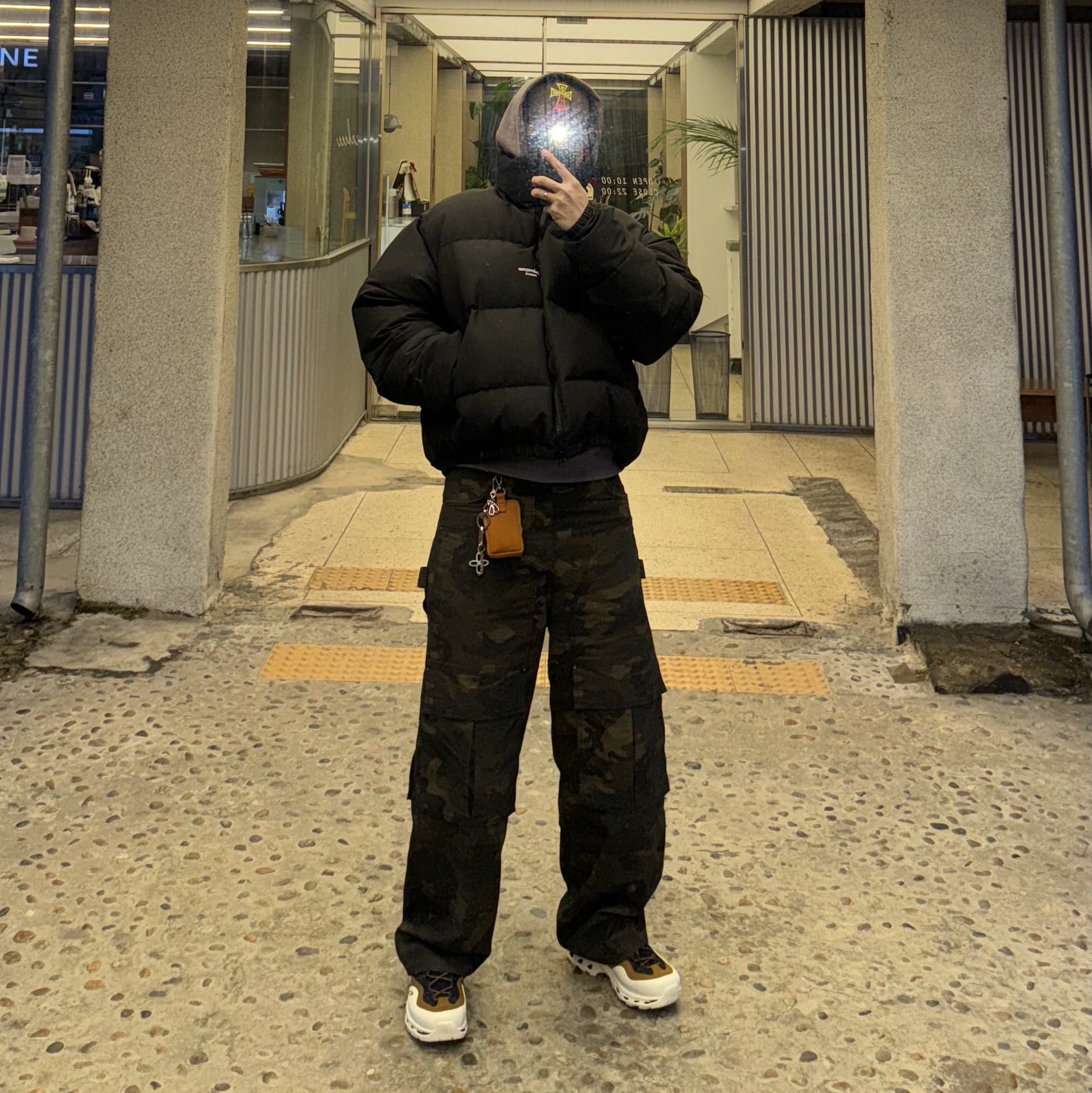 Salomon XT-Quest 2 Vanilla Ice Rubber 착용 스타일