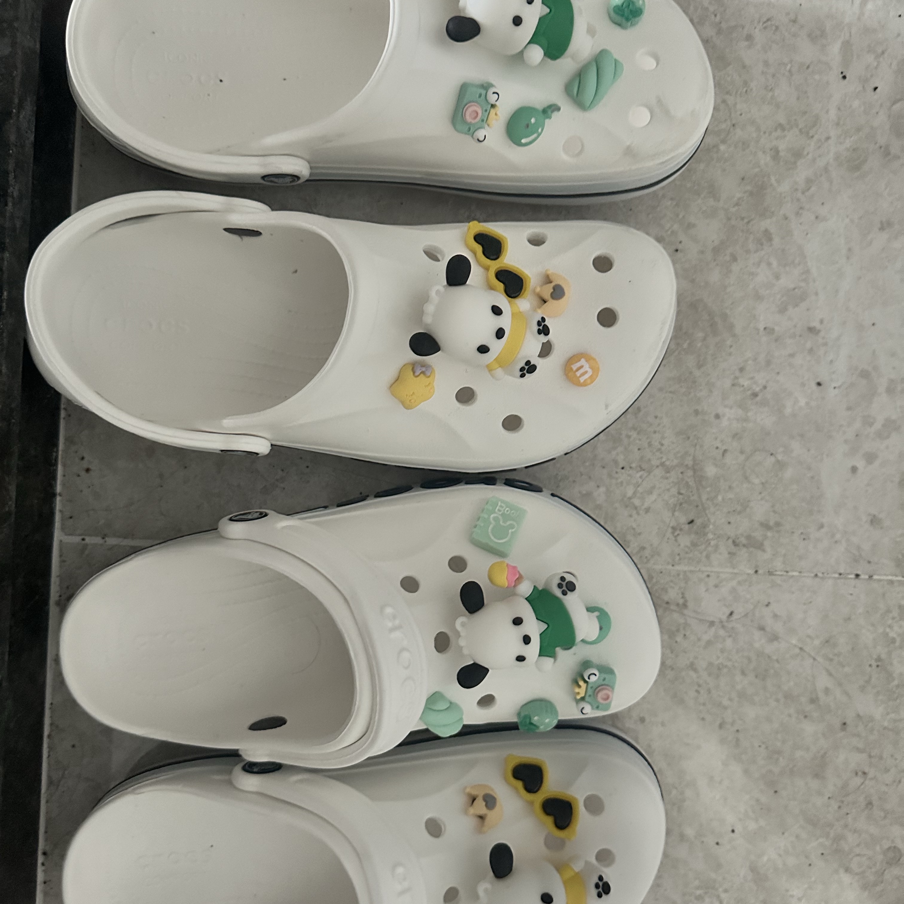 Crocs Bayaband Clog White Navy 착용 스타일